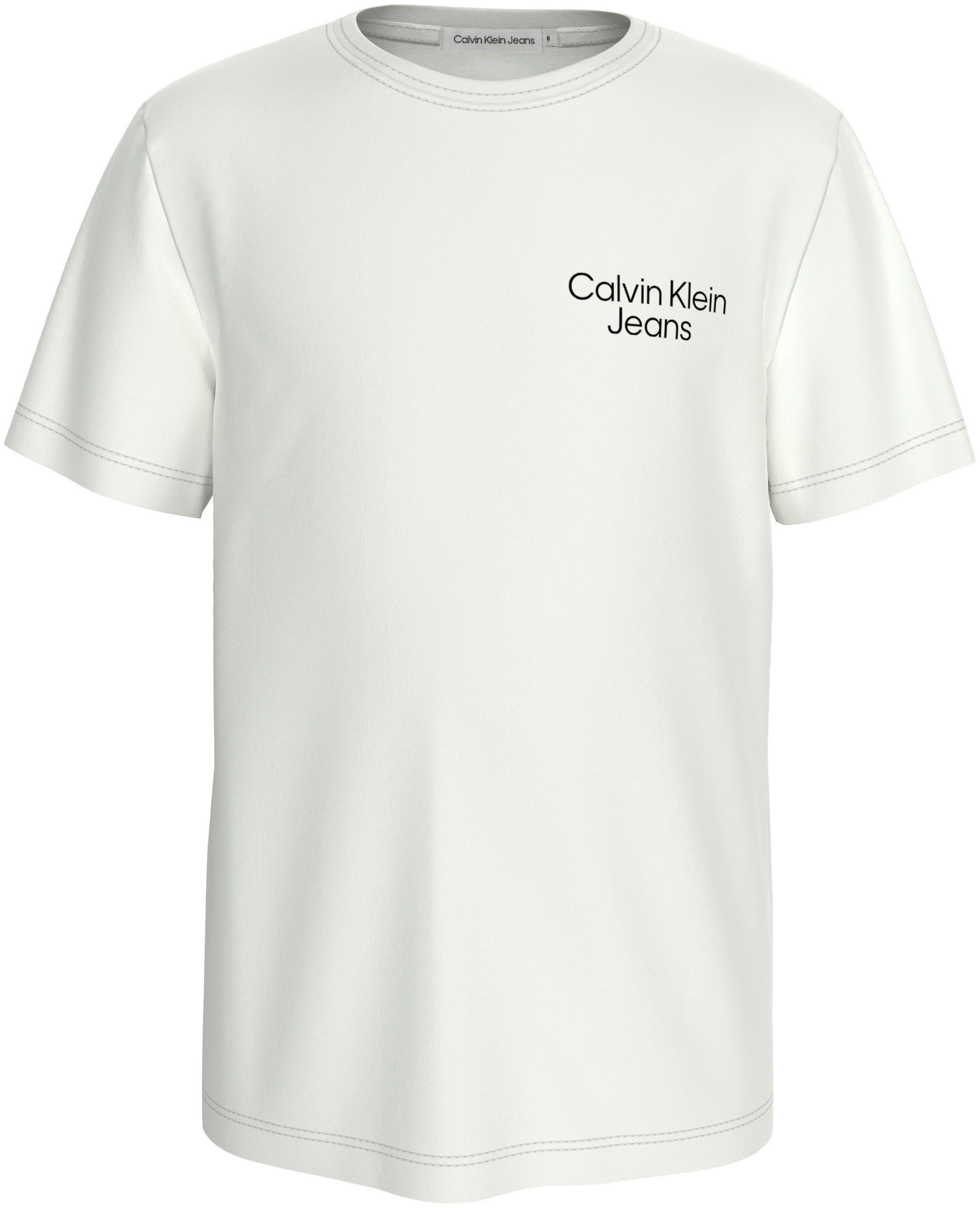 Calvin Klein Jeans T-Shirt für Kinder bis 16 Jahre und mit Calvin Klein Logoschriftzug
