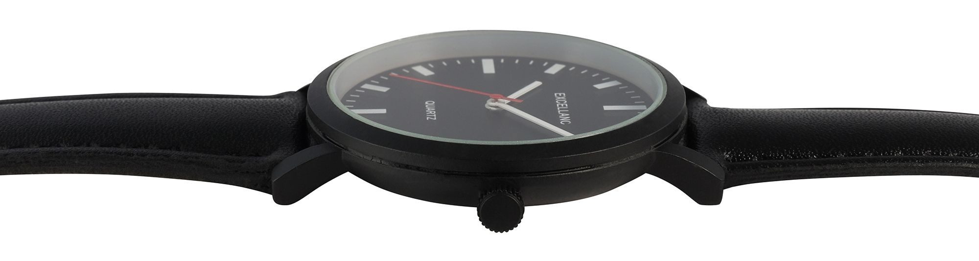 EXCELLANC Quarzuhr 2900277 Excellanc Herrenuhr mit Armband aus Kunstleder, günstig online kaufen