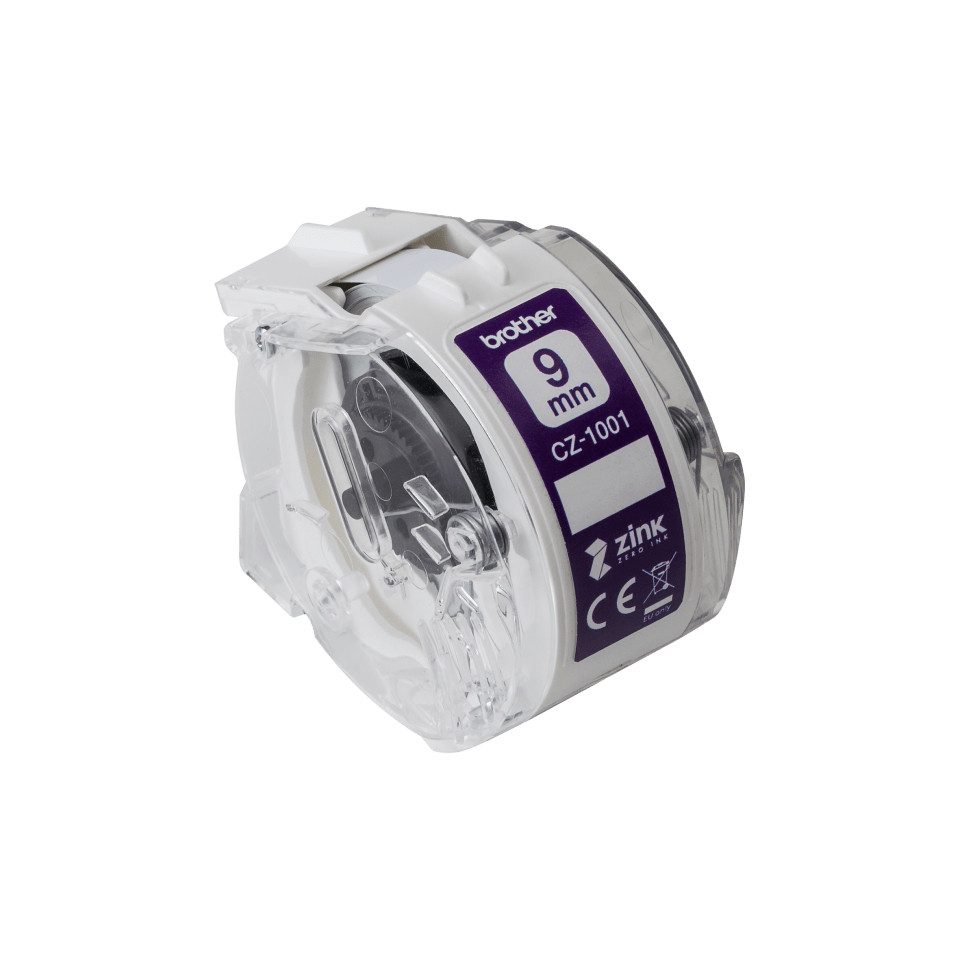 Brother Farbetikettenrolle CZ-1001 BxL 9mm x 5m Tintenpatrone