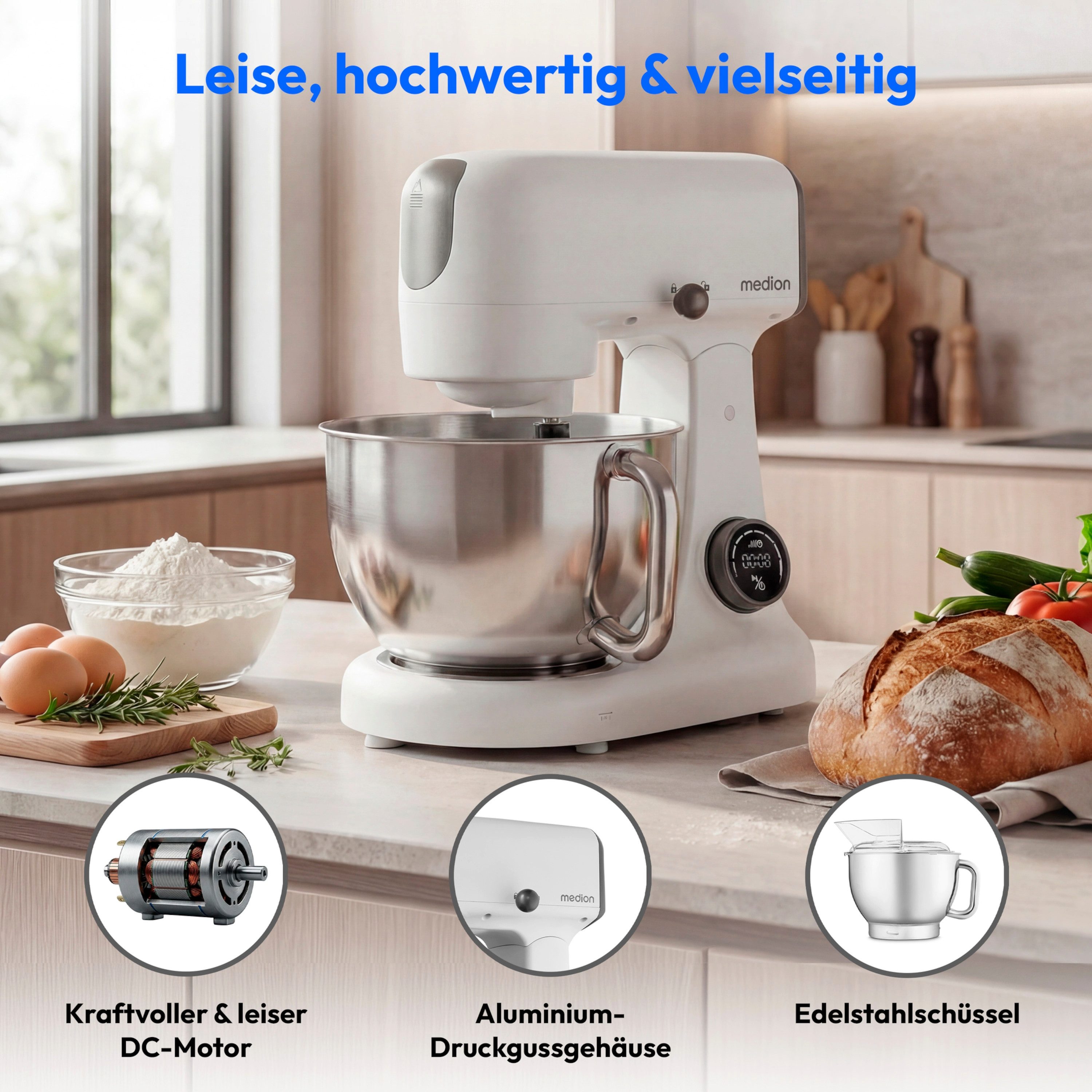 Medion® Küchenmaschine MD12600, 800 W