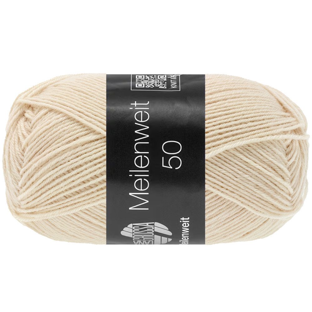 LANA GROSSA MEILENWEIT 50 g UNI 4-fach Sockenwolle Häkelwolle, 210 m (Klassisches 4-fach Sockengarn für Lieblingsprojekte, 210 m Lauflänge für feine und kreative Strickideen), 50 g
