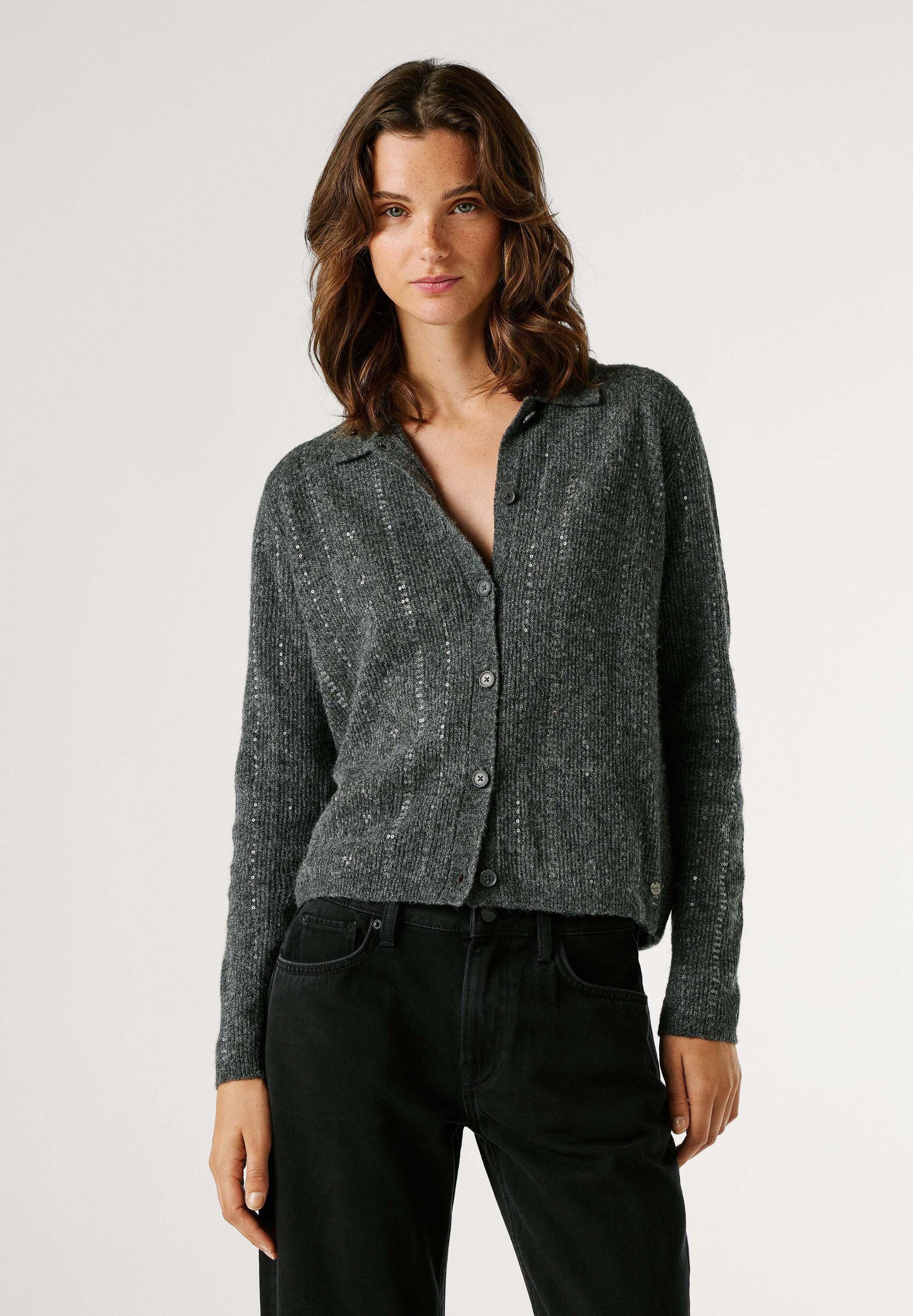 Pepe Jeans Strickpullover cardigan ELAINE CARDIGAN
