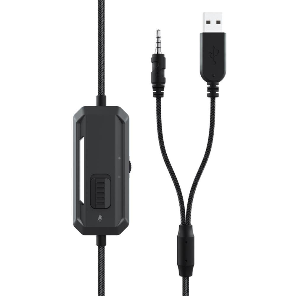 Trust GXT 448 Nixxo kabelgebunden) für mit (Over-Ear, Gaming-Headset PC, LED-Beleuchtung