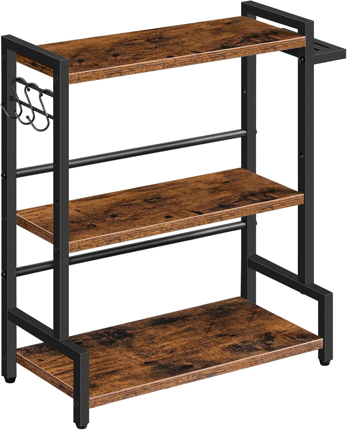 Hoobro Küchenregal Gewürzregal mit 3 Haken, mit Messerhalter, Verstellbare günstig online kaufen