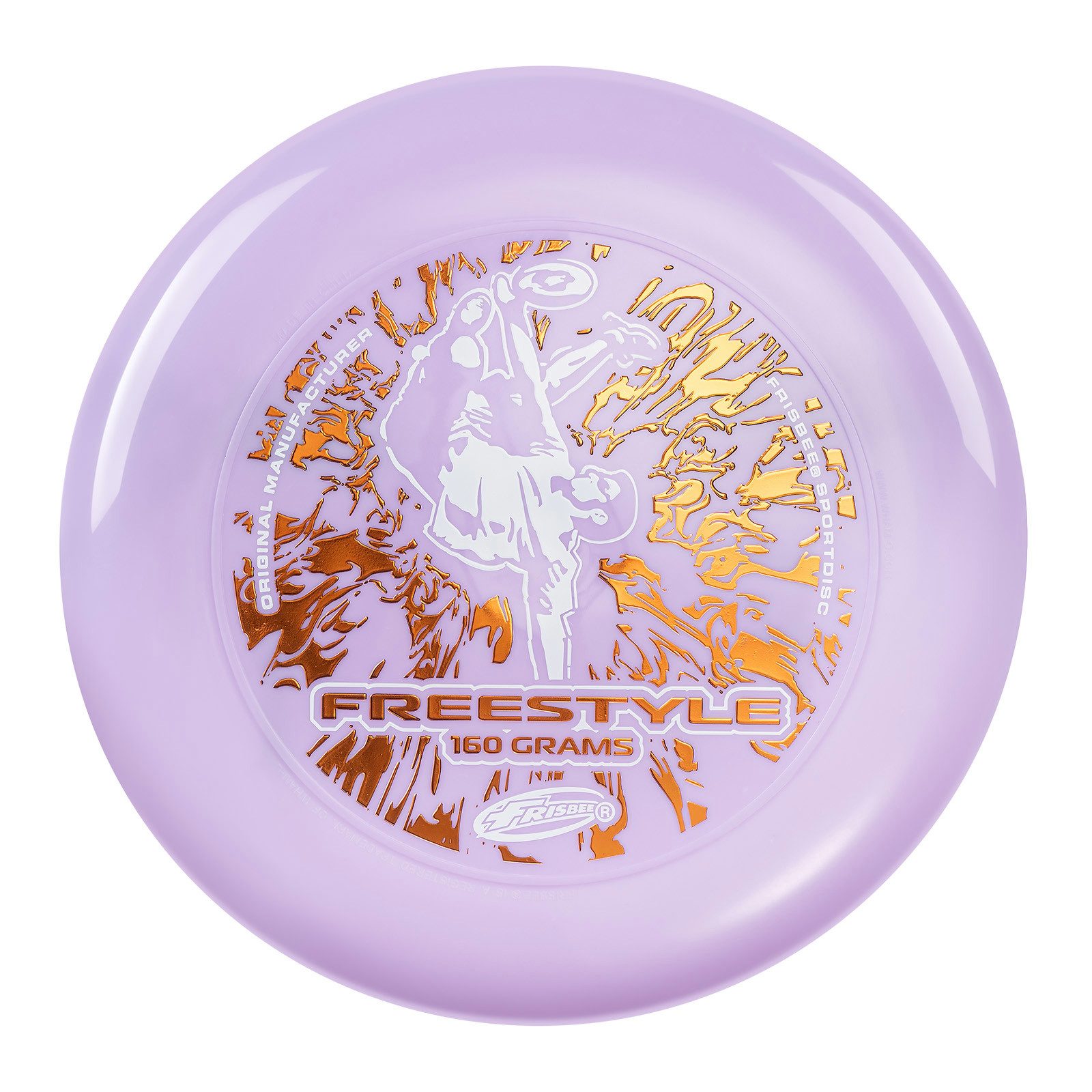 WHAM-O Wurfscheibe Wham-O Frisbee Freestyle 160g Flugscheibe, für Outdoor Spaß -1 Pack (1-St)