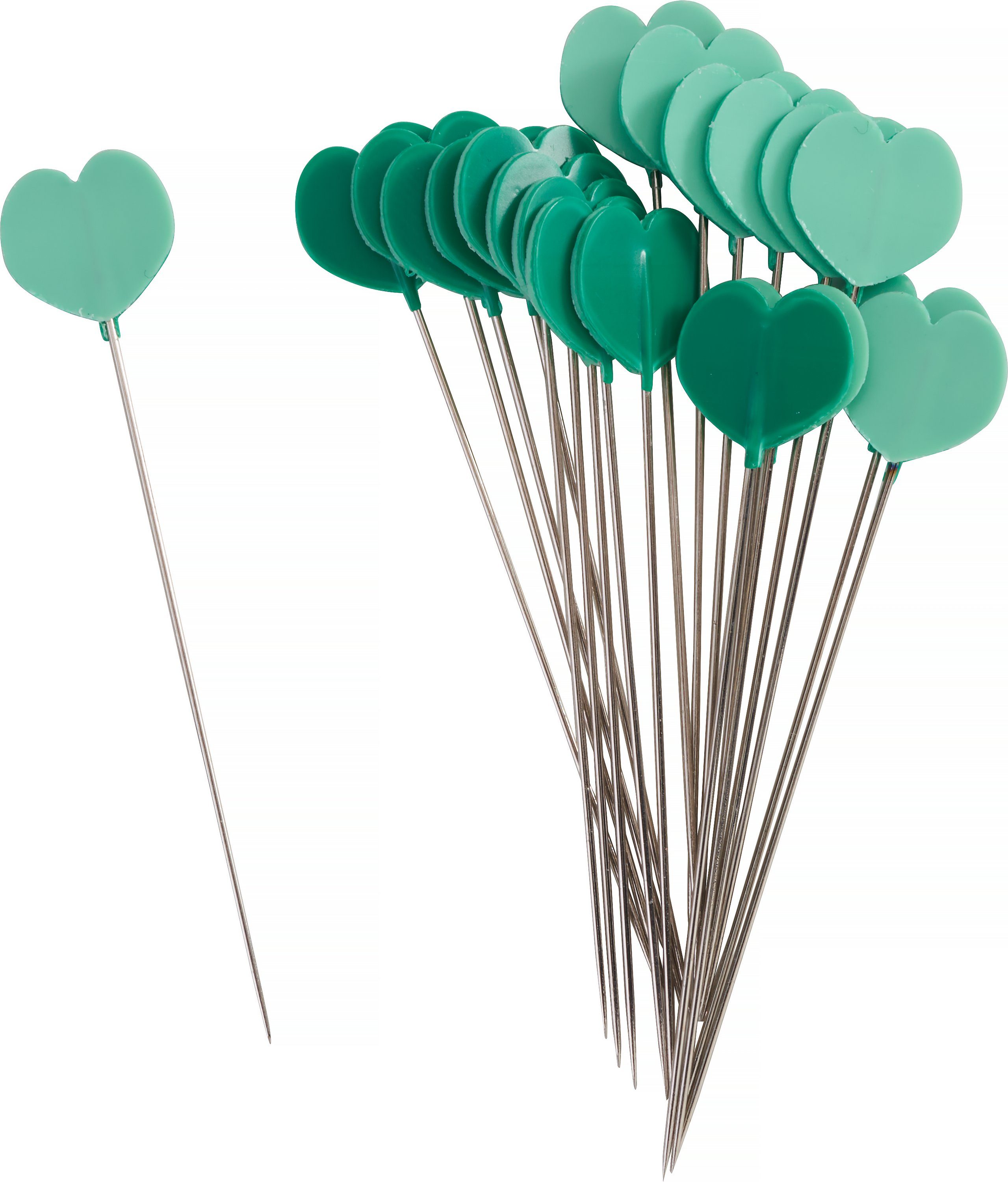 Clover Булавки Herzförmige Булавки, 20 Stück