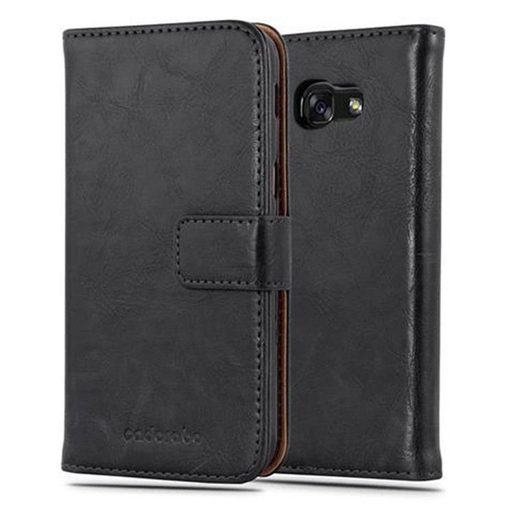 Cadorabo Handyhülle für Samsung Galaxy A3 2017 Hülle Samsung Galaxy A3 2017, Klappbare Handy Schutzhülle - Hülle - mit Standfunktion und Kartenfach