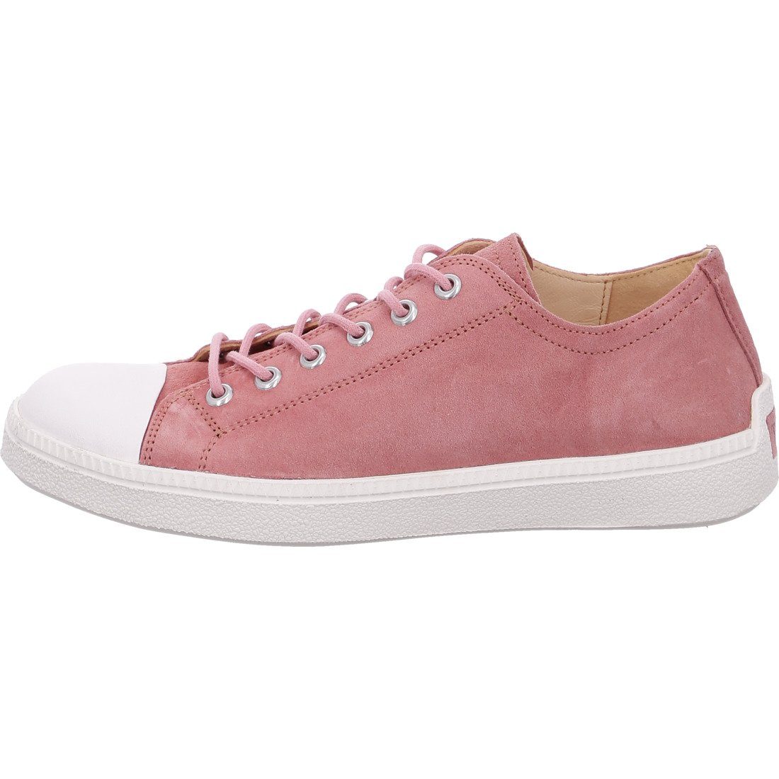 Damen Schuhe, 048434 Velours rosa - Sneaker Sneaker Think! Think! Turna