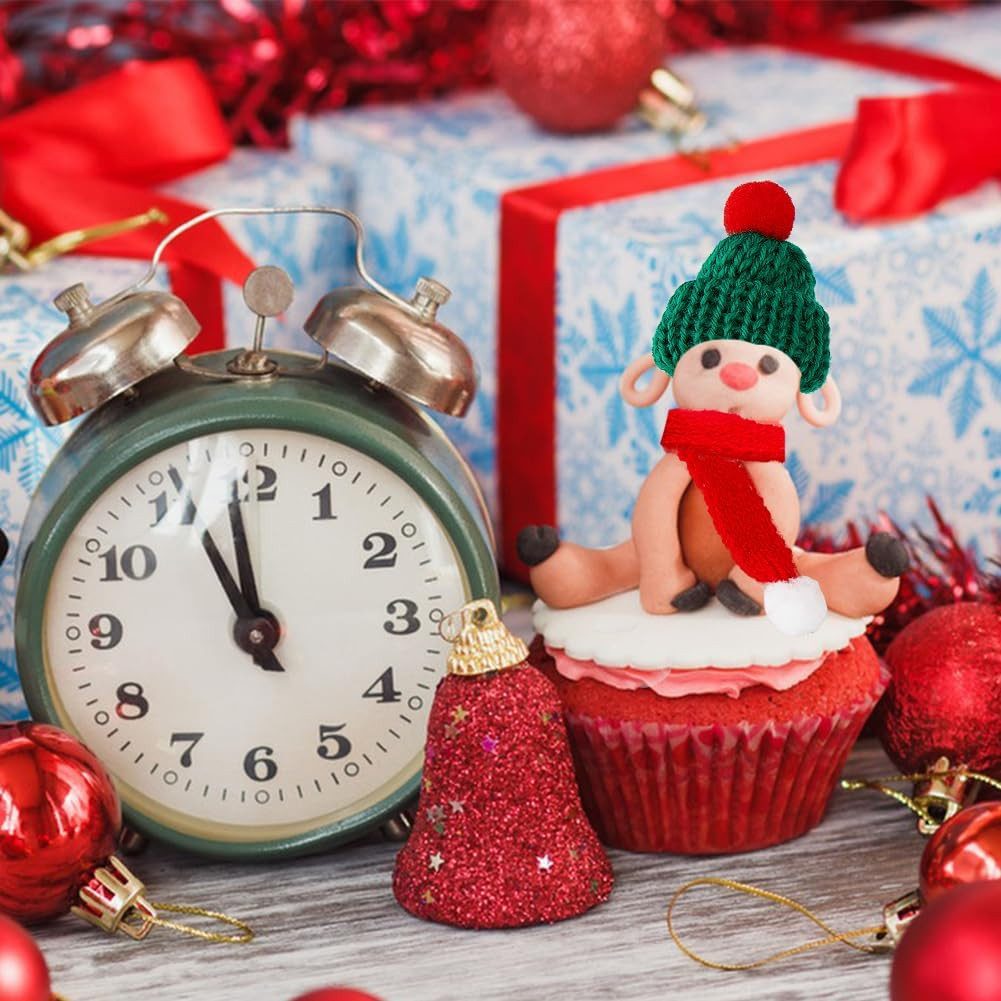 Coonoor Weihnachtsfigur 24 Stück Mini Weihnachtsmütze günstig online kaufen