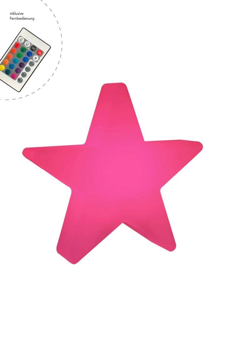 8 seasons design LED Dekofigur Shining Star 80cm LED