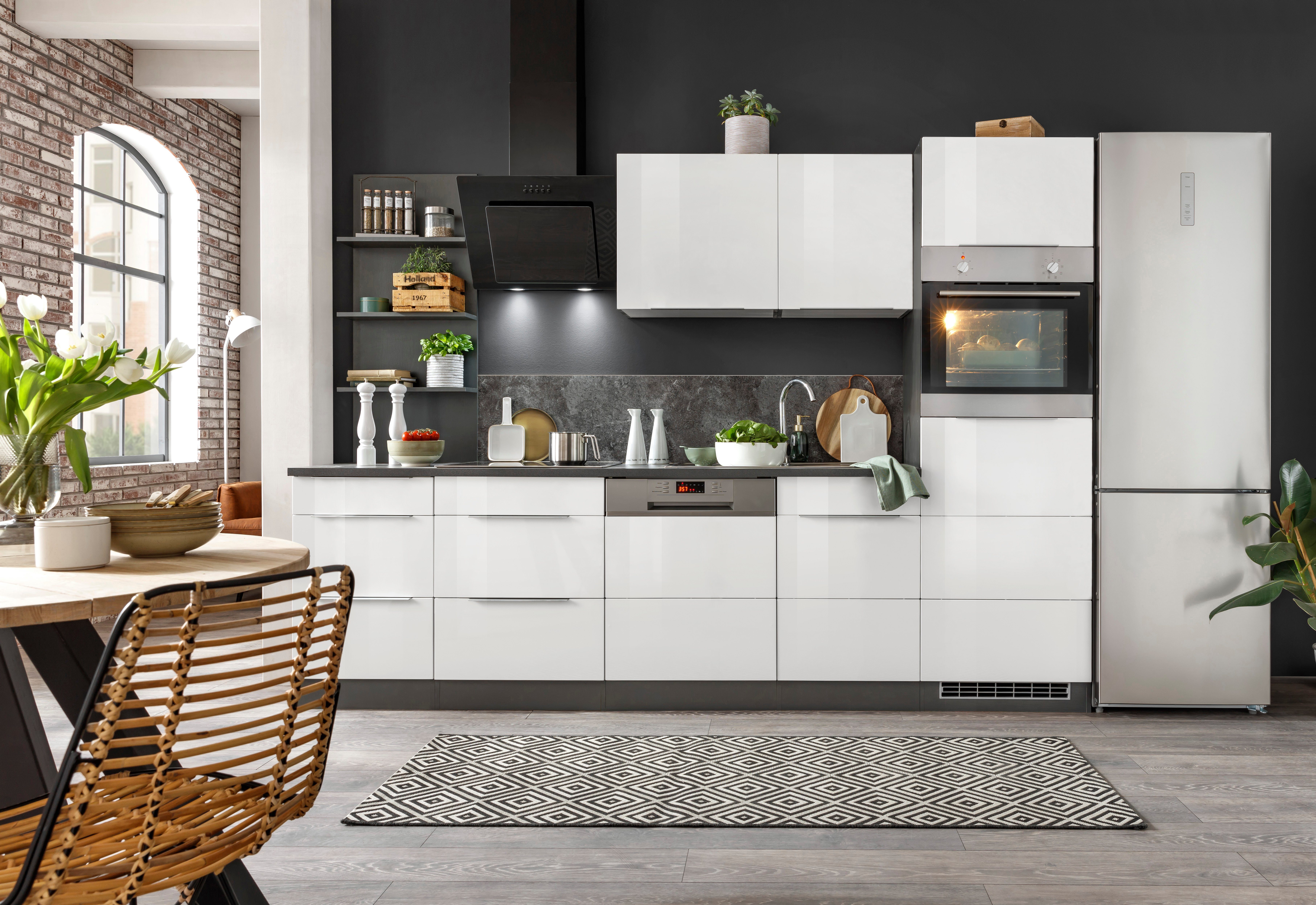 KOCHSTATION Küchenzeile "KS-Brindisi Breite 280 cm" wahlweise mit E-Geräten günstig online kaufen