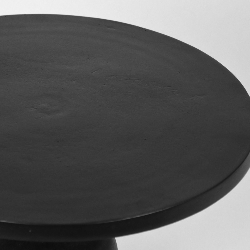 Beistelltisch Schwarz Beistelltisch Aoloa aus 350x500mm, in Metall RINGO-Living Möbel