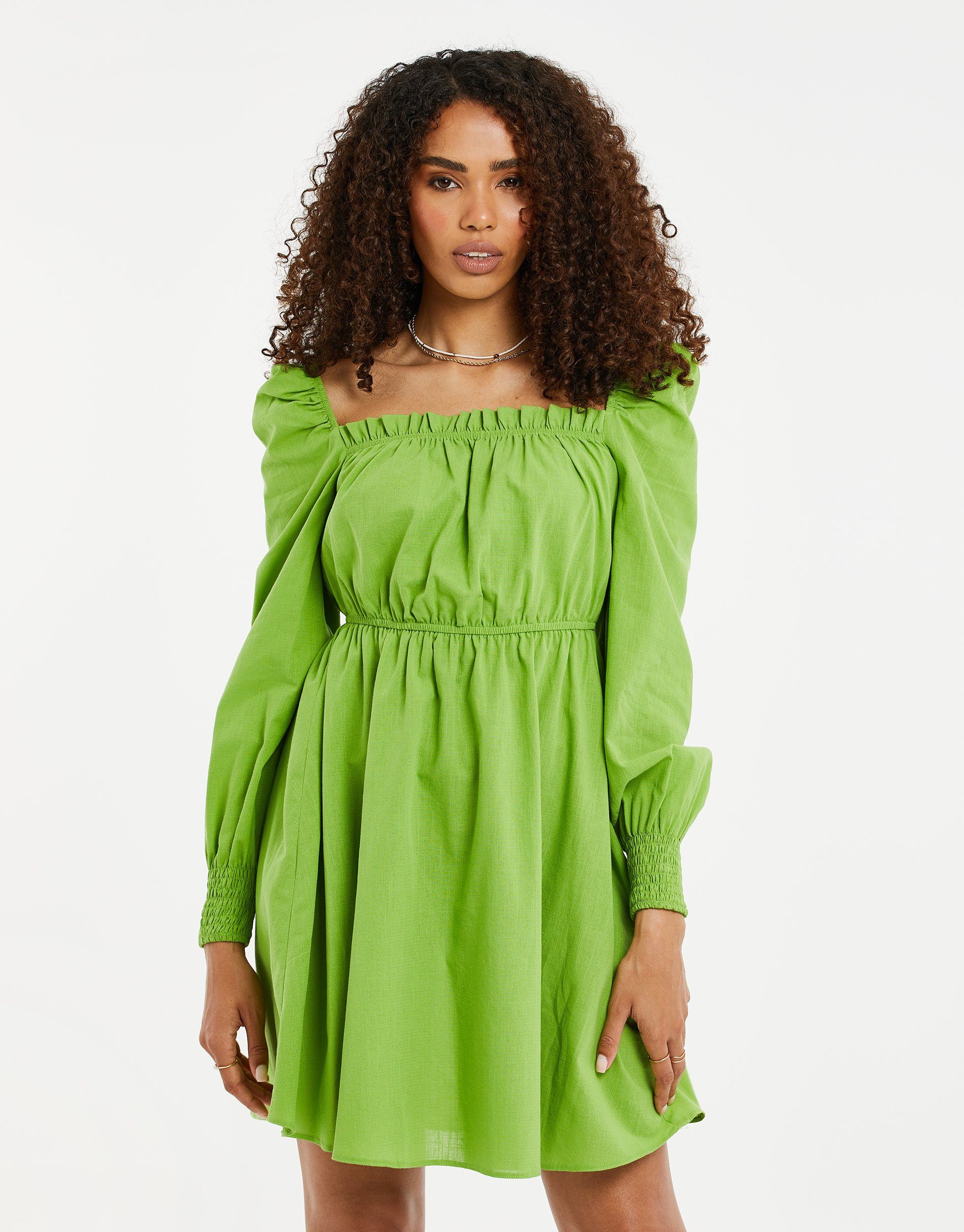 - Green Threadbare Sommerkleid grün Ghostt THB