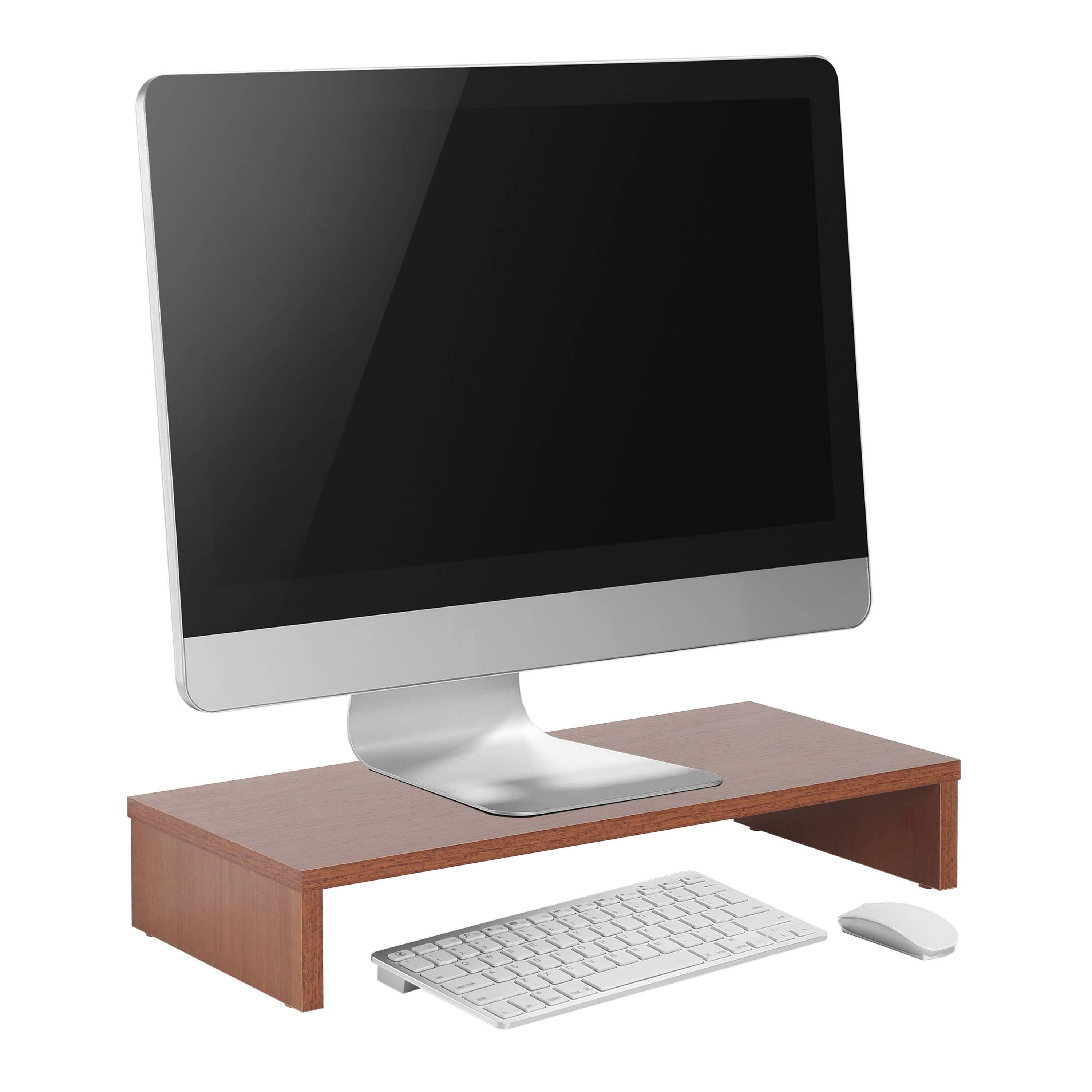 Bildschirm Aufsatz Eiche-Rustikal Monitorerhöhung Schreibtischaufsatz FS0113-ER, RICOO Tisch Monitorständer Schreibtisch