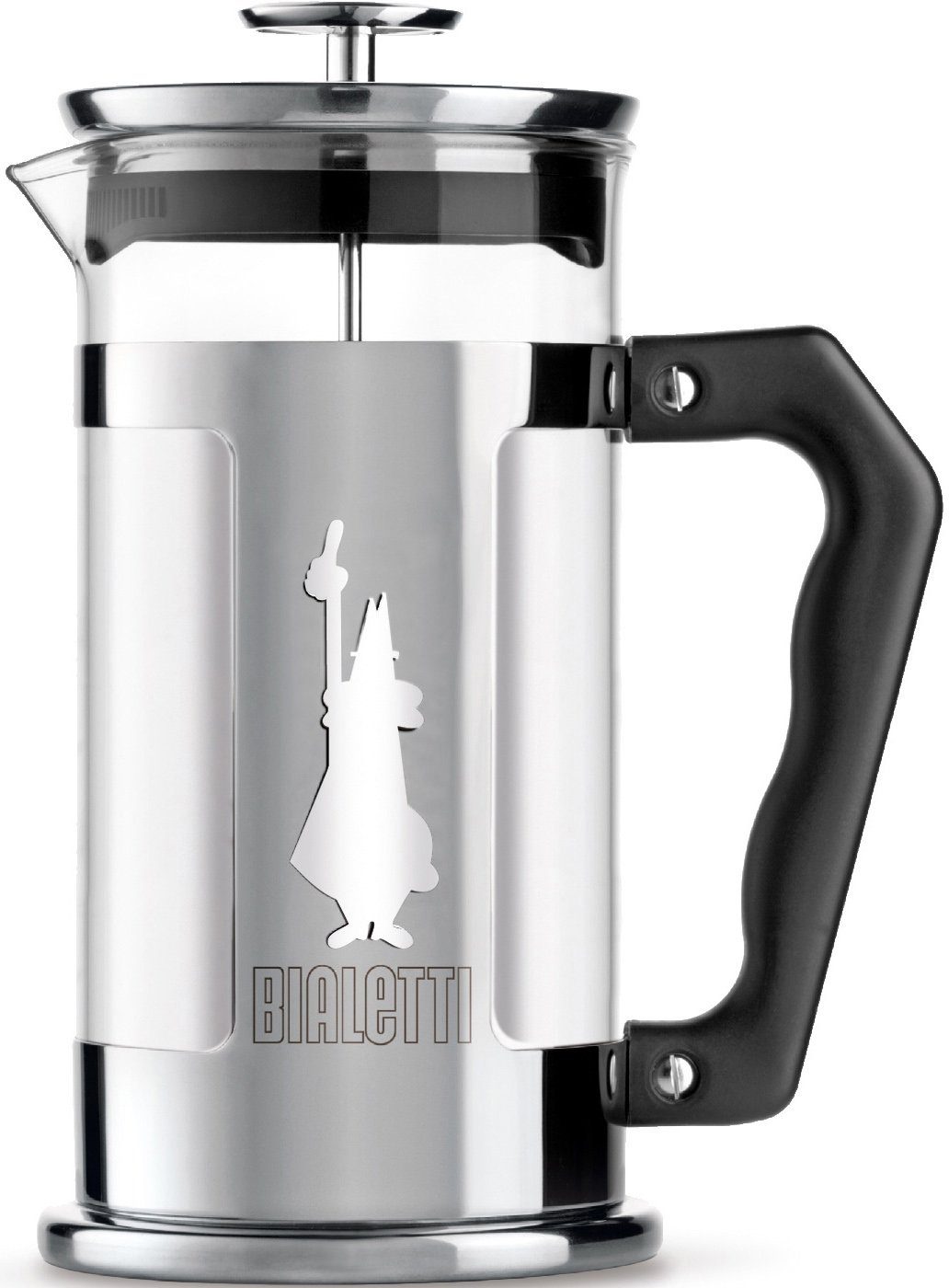 BIALETTI Kaffeebereiter, 1l Kaffeekanne schwarz