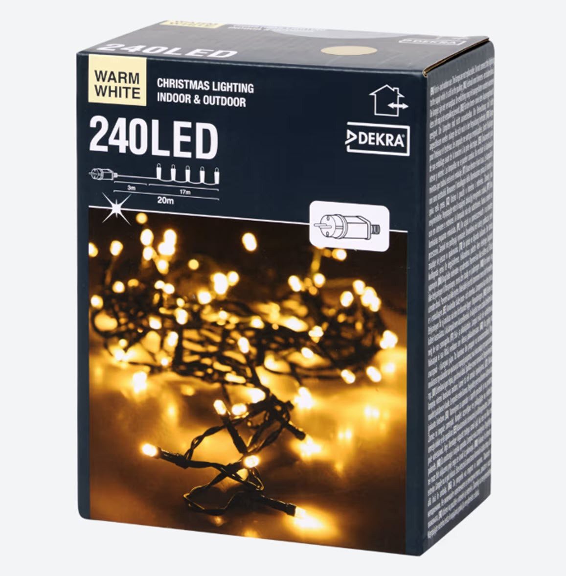 Spectrum LED-Lichterkette Weihnachtsbeleuchtung 240 LED Christmas Lighting