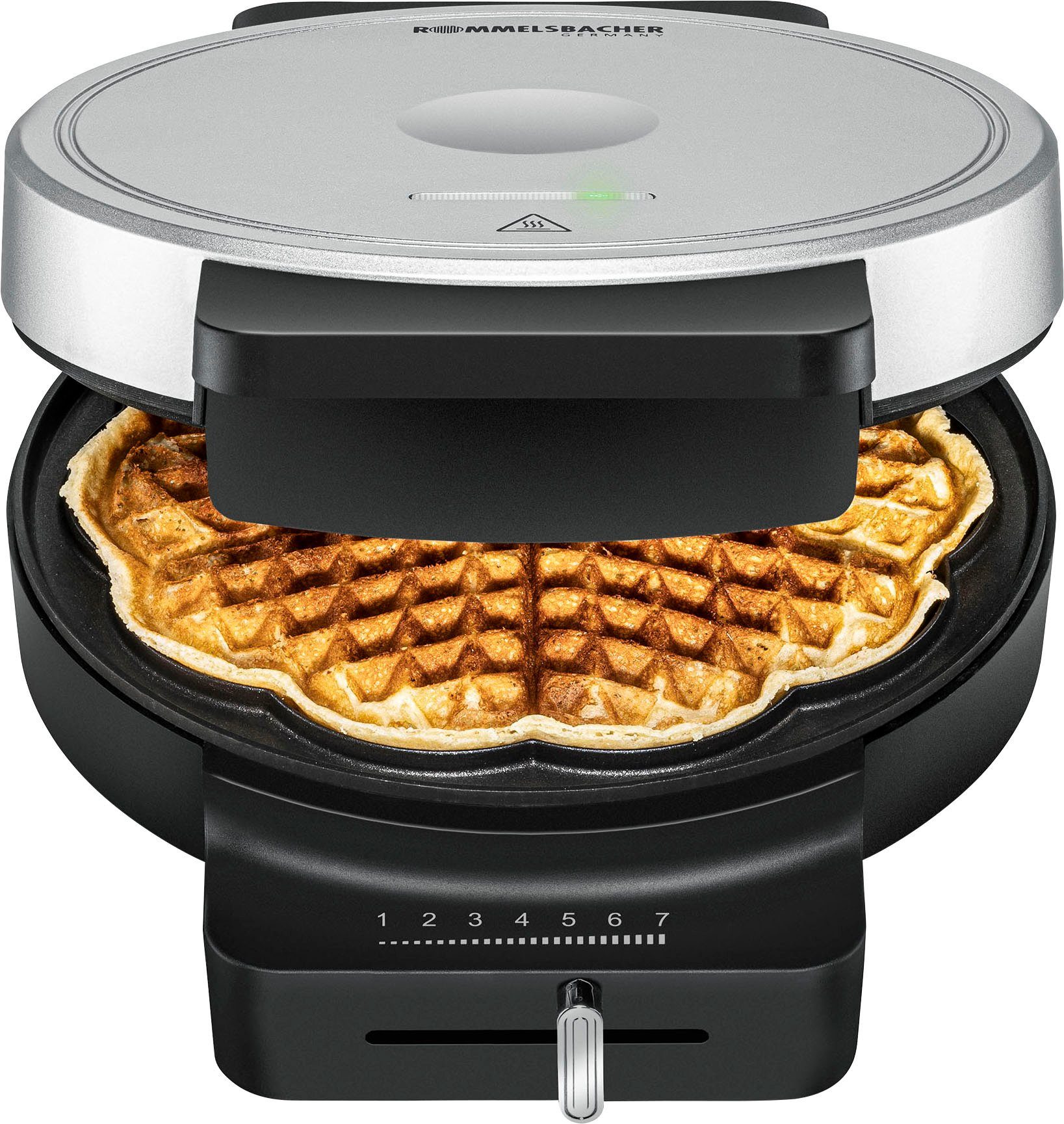 850 Waffeleisen 850, à Temperaturregelung Herzform Rommelsbacher WA stufenlose 17,5 Ø, cm W,