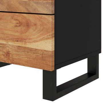 furnicato Nachttisch 50x33x62 cm Massivholz Akazie & Holzwerkstoff