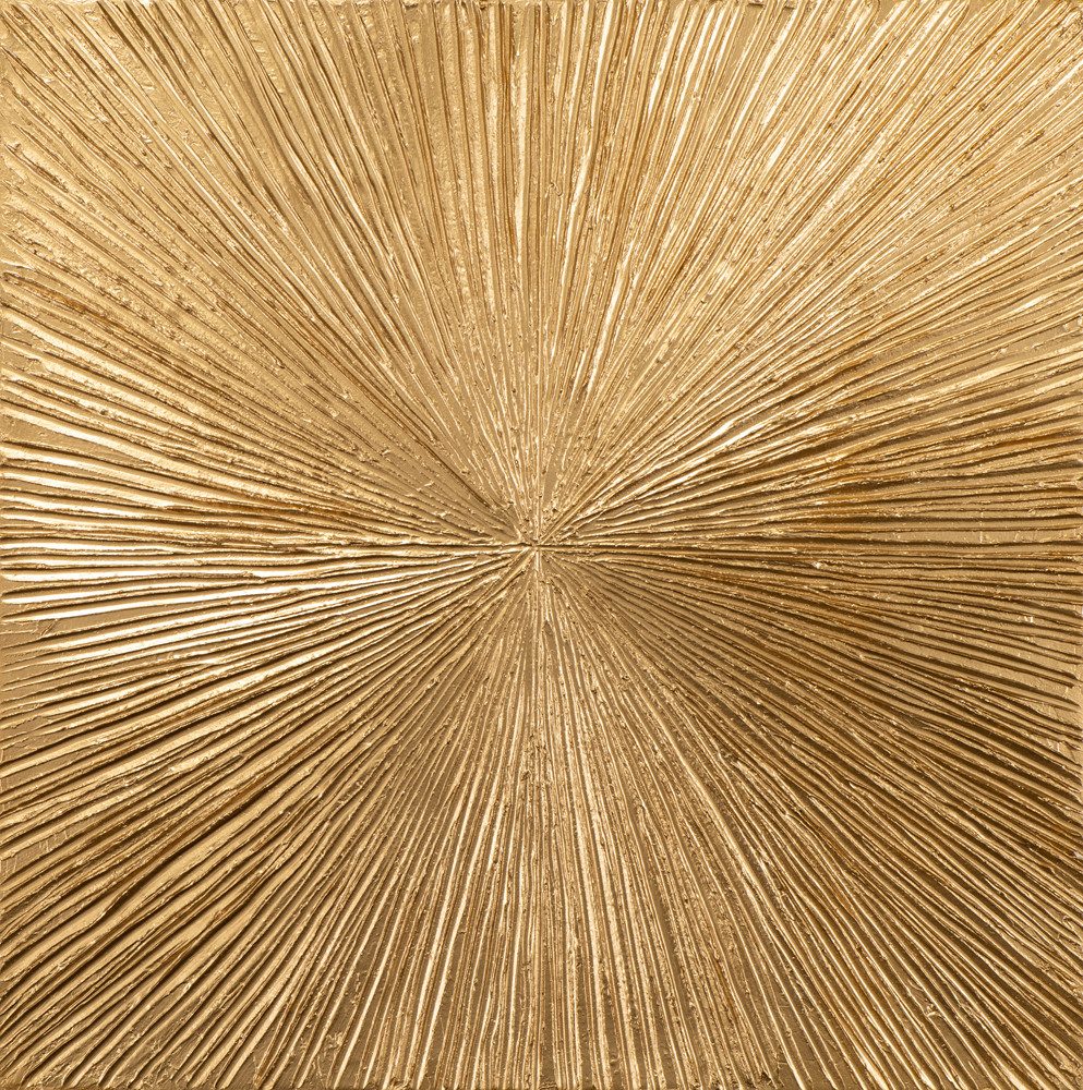 ArtUniverse Gemälde Goldene Eleganz 100x100 cm, Gold günstig online kaufen