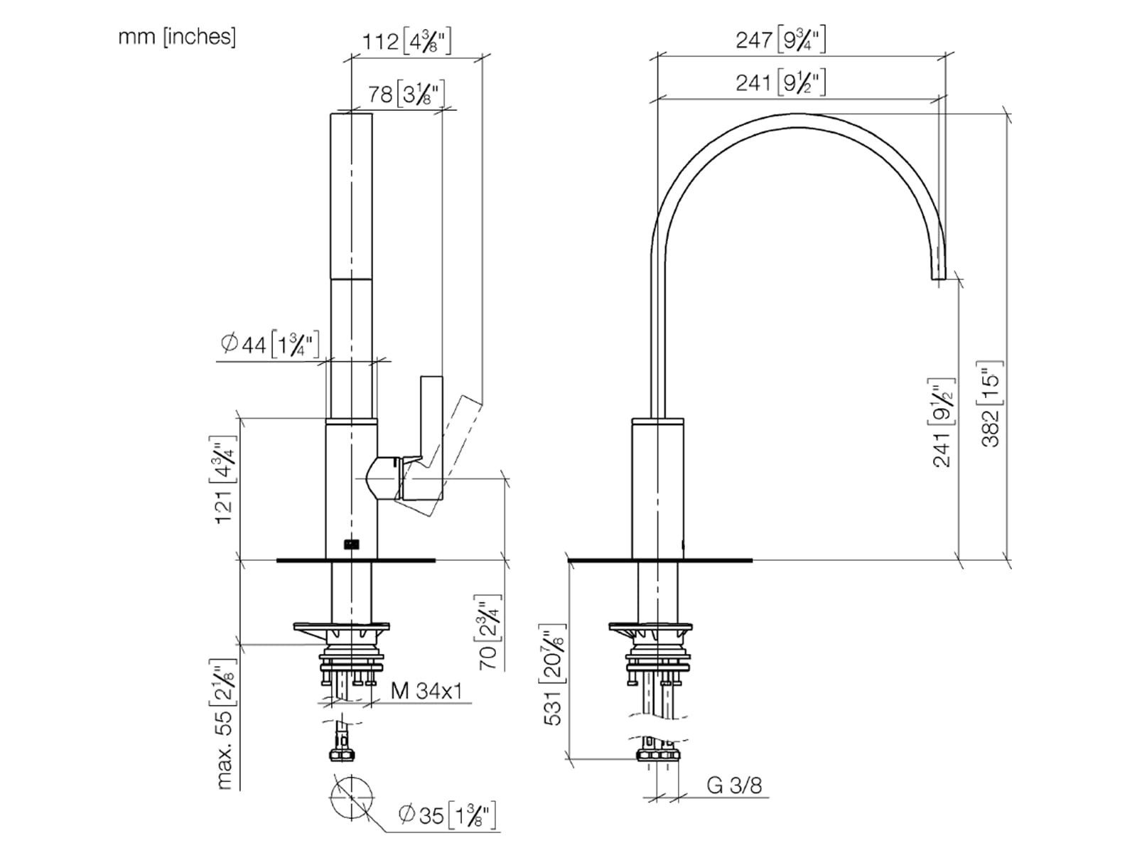 Dornbracht Küchenarmatur (1-St) 33815682-00
