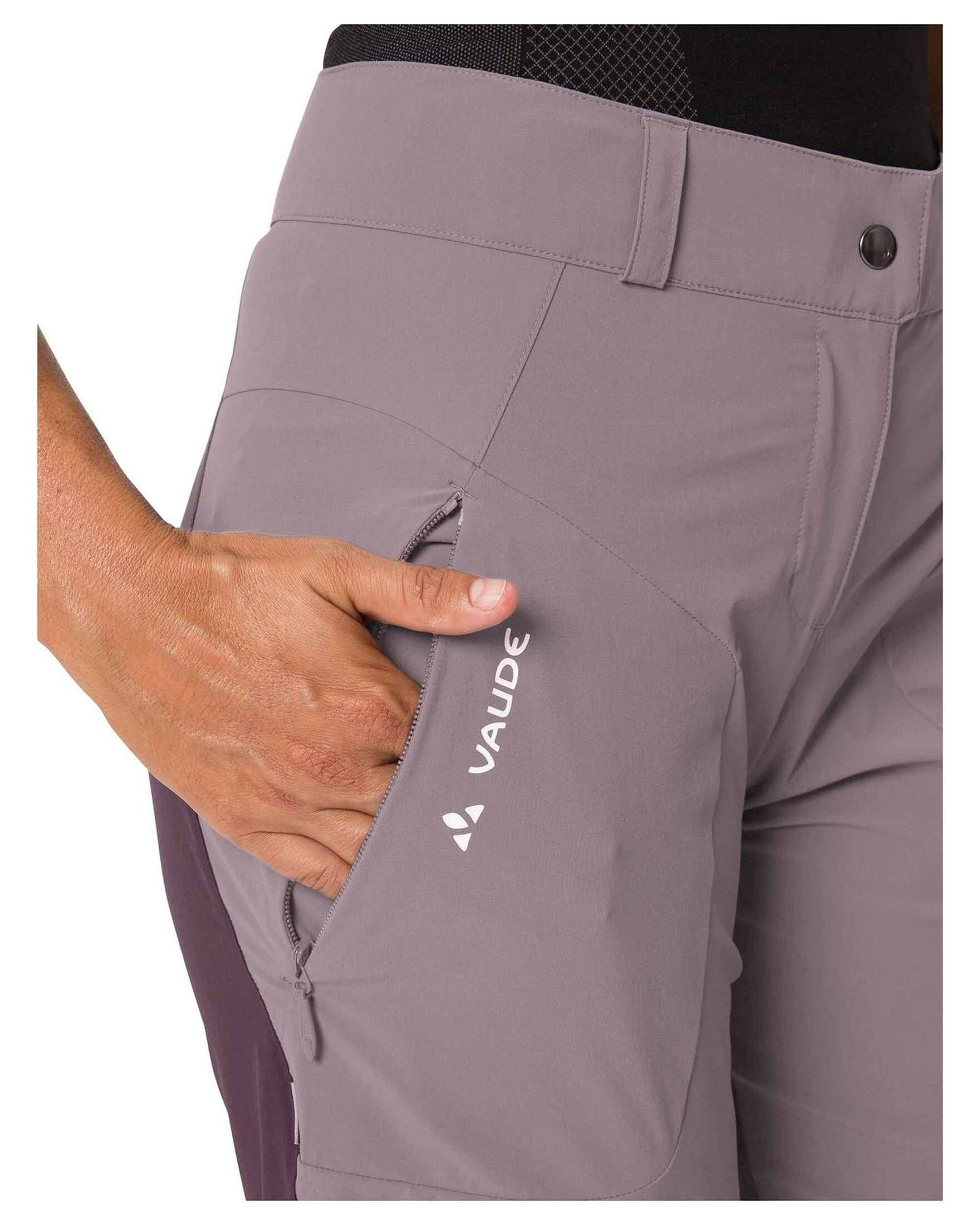 VAUDE Fahrradhose ALTISSIMO Fahrradhose Damen W (863) (1-tlg) 2 pinklilac