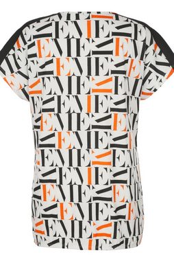 MIAMODA Rundhalsshirt T-Shirt grafischer Buchstabendruck