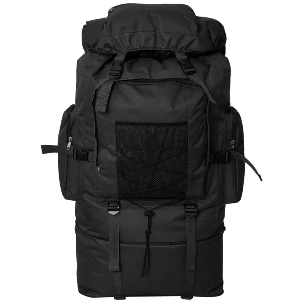 vidaXL Rucksack, Armee-Style Rucksack XXL 100 L Schwarz günstig online kaufen