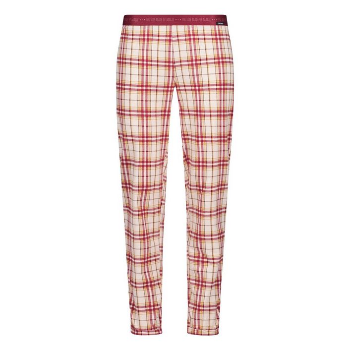 Skiny Pyjamahose Damen Schlafanzughose kariert (1-tlg) Modisches Design