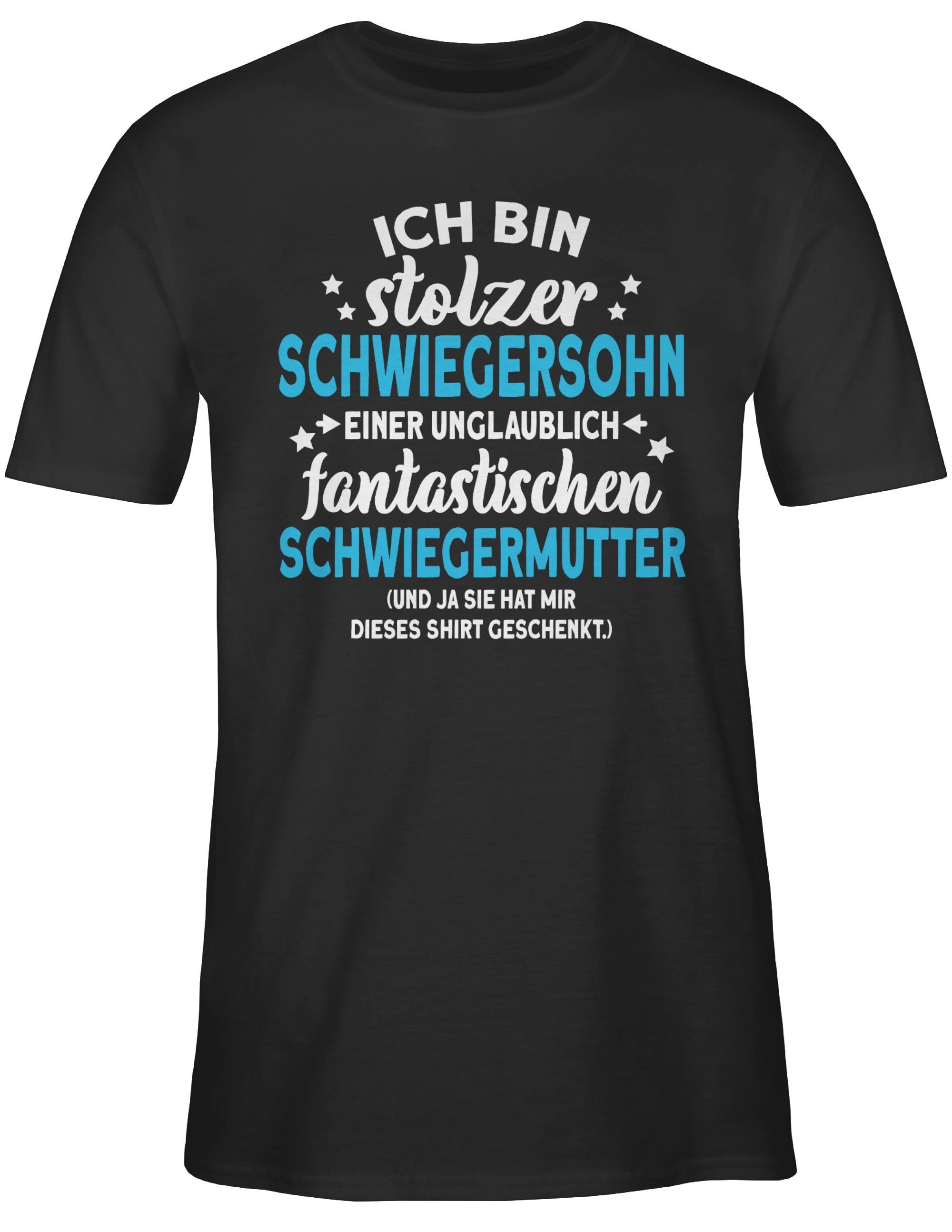Statement - Shirtracer ges mir dieses hat Schwarz - Schwiegermutter Shirt Sprüche Sie Schwiegersohn T-Shirt Stolzer 01