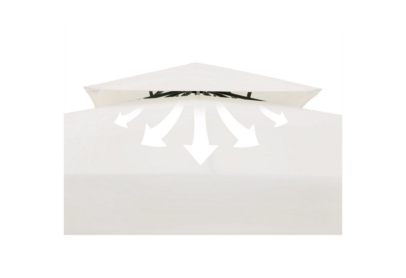 Thumbnail - Casaria Pavillon Lorca, 3x3m Farbwahl UV-Schutz 50+ Wasserabweisend Stabil Robust Metall mit