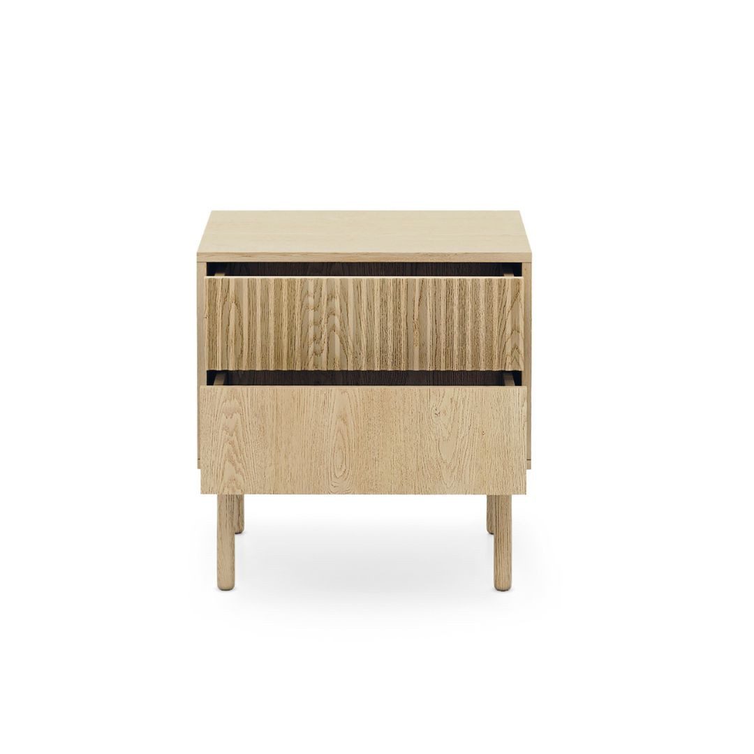 Compleo Nachttisch mit Schublade, Scandi design, Eiche cremona KOMO