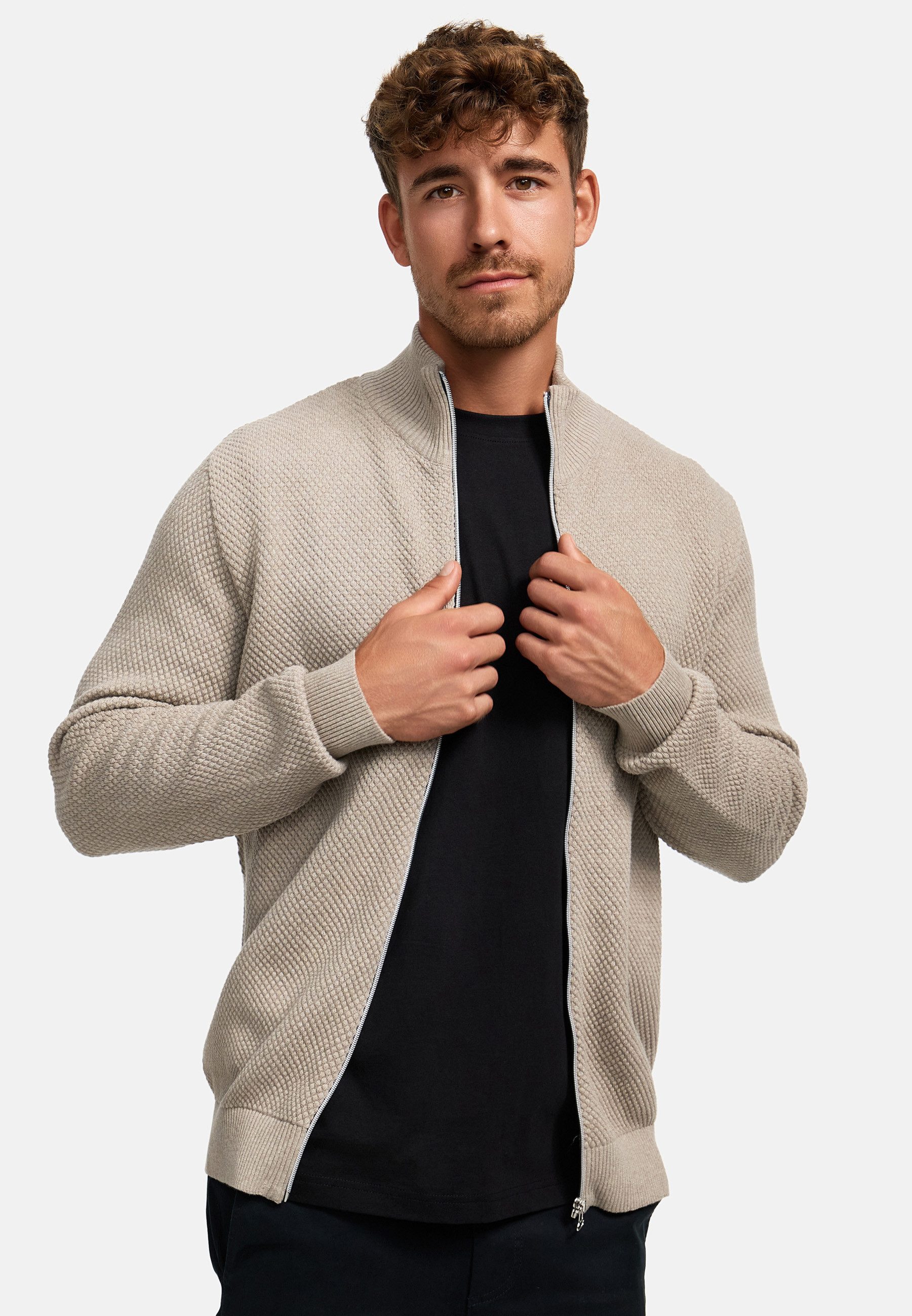 Kronstadt Sweatjacke KSErik Zip Feinstrickjacke mit günstig online kaufen