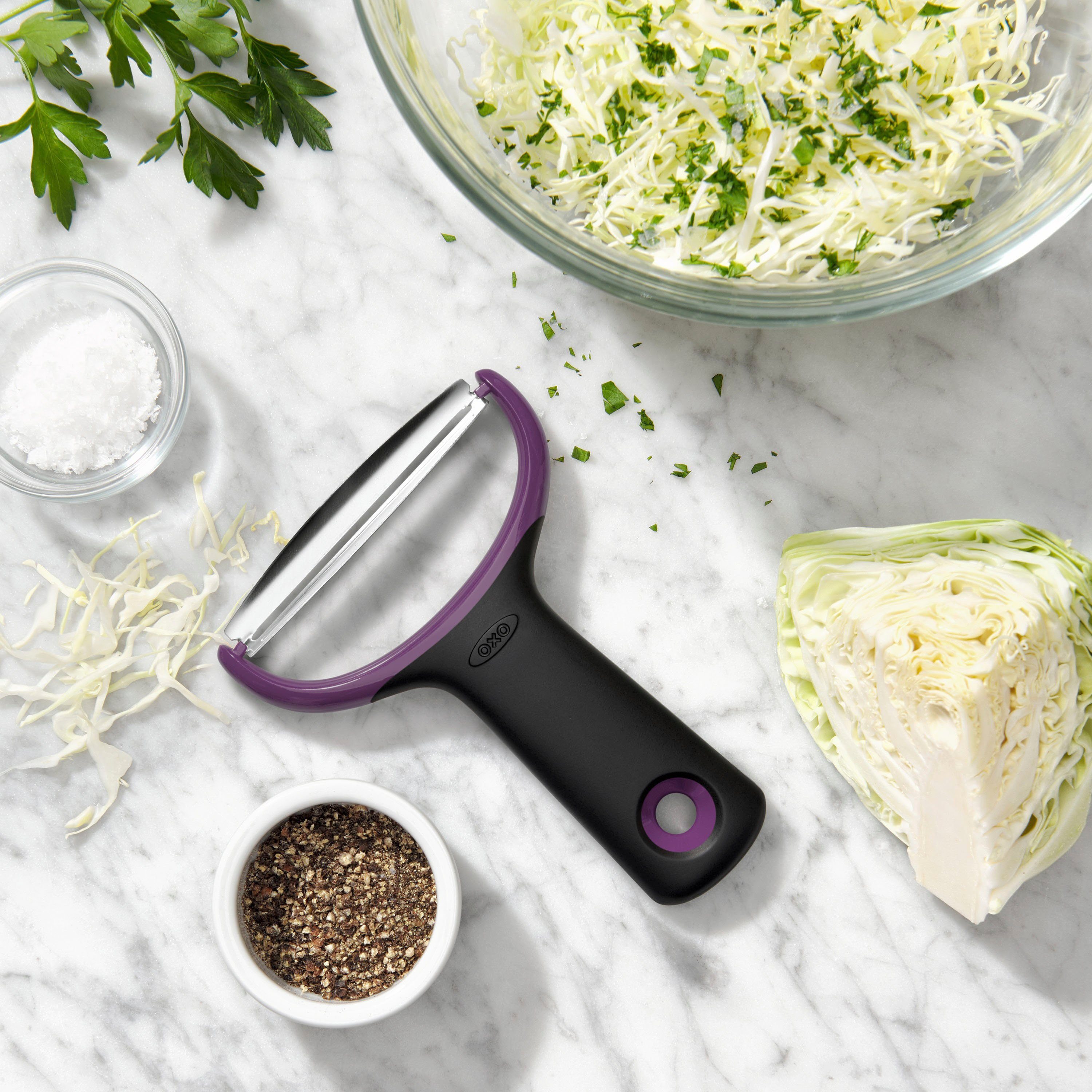 OXO Good Grips Kartoffelschäler Großer Gemüseschäler / -peeler, Edelstahl