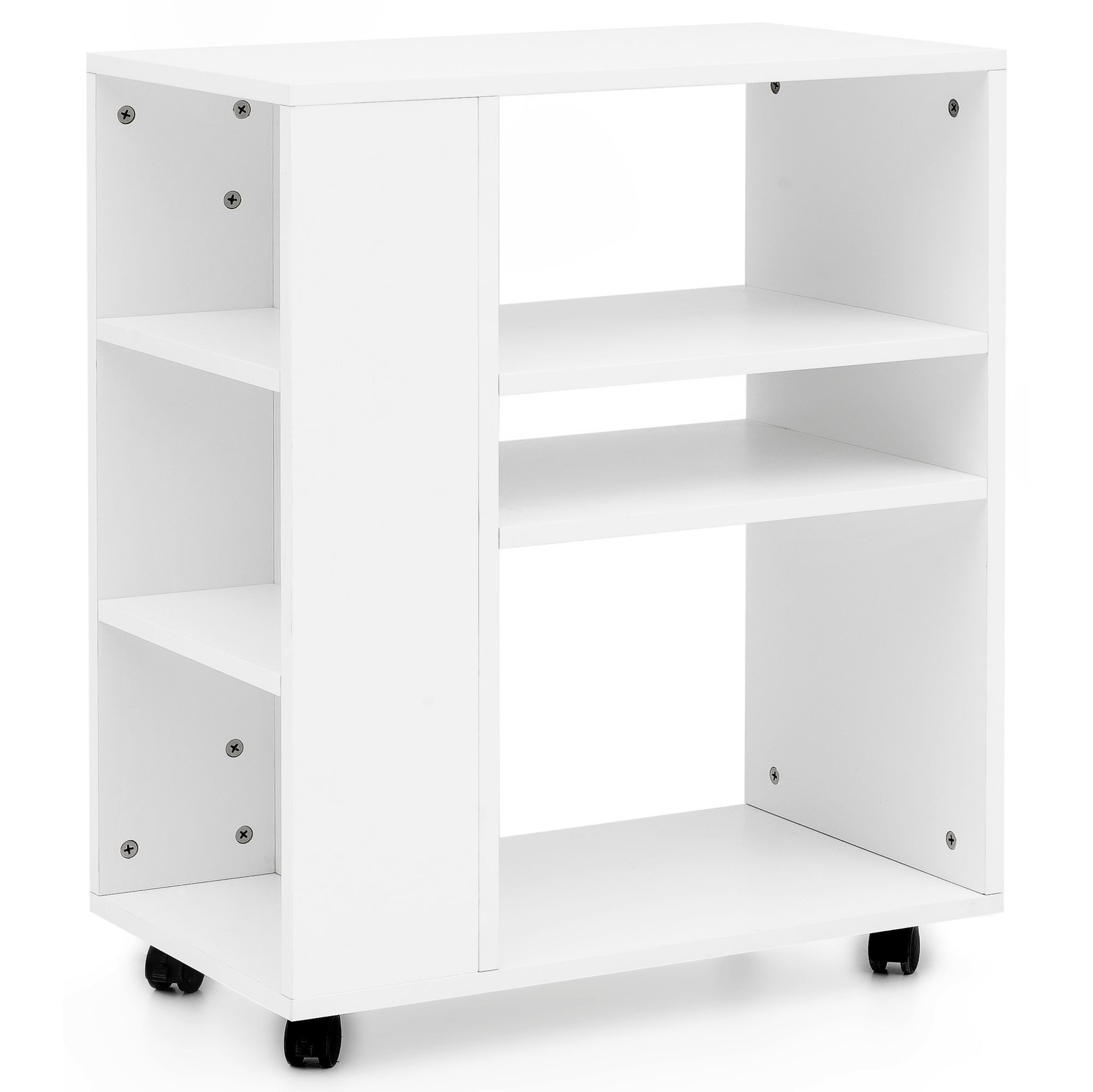FINEBUY Standregal SuVa13500_1, Weiß 60x35x75 cm günstig online kaufen