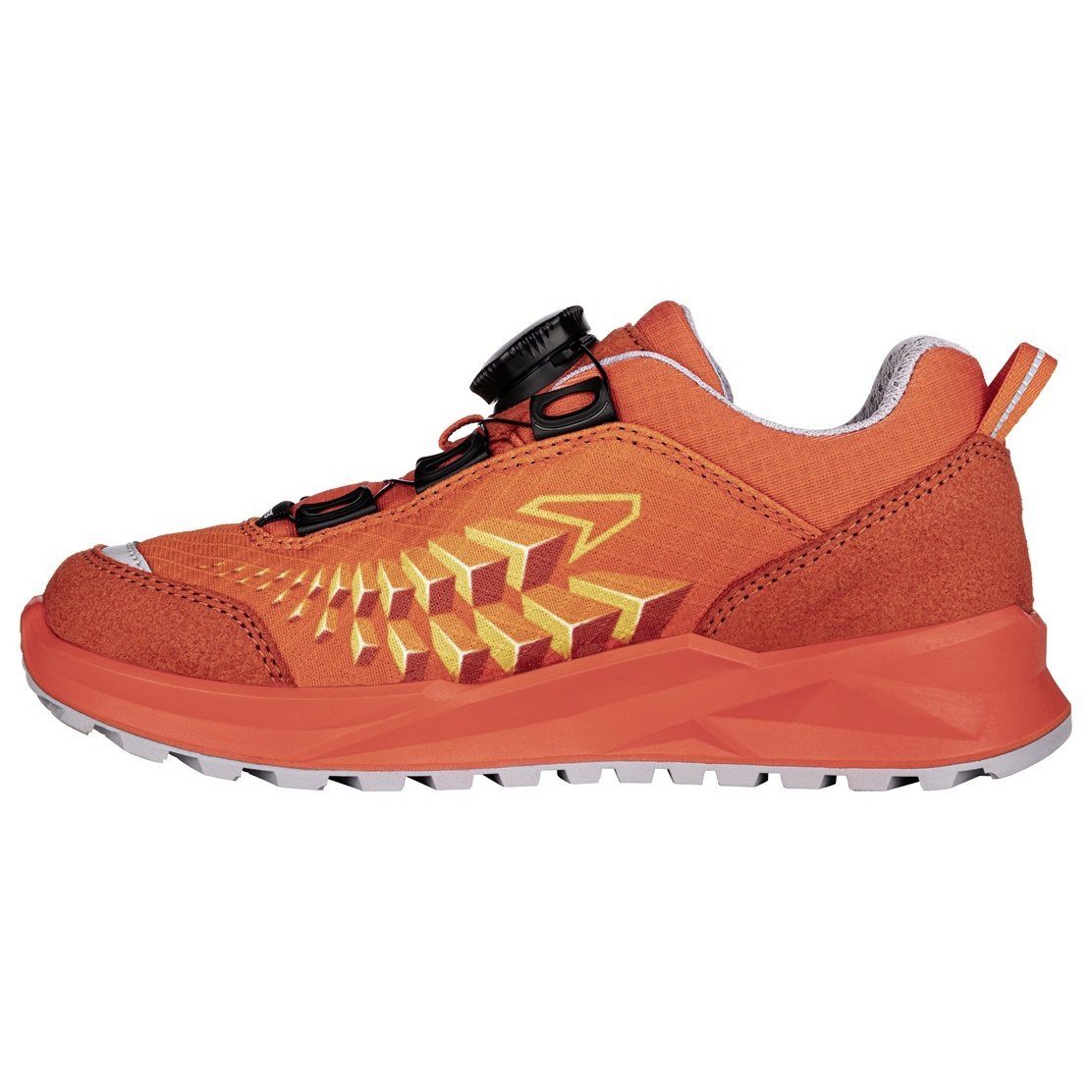 Lowa Ferrox Low GTX (Textil/Synthetik, wasserdicht) flamerot/senf Kinder Wanderschuh