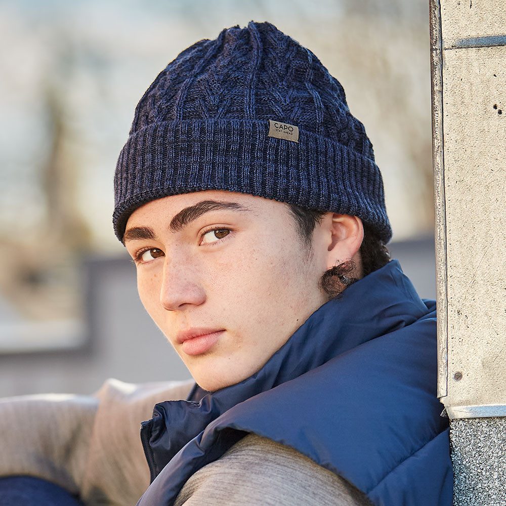 CAPO Strickmütze Rippenstrick, natürliche Thermoregulierung günstig online kaufen