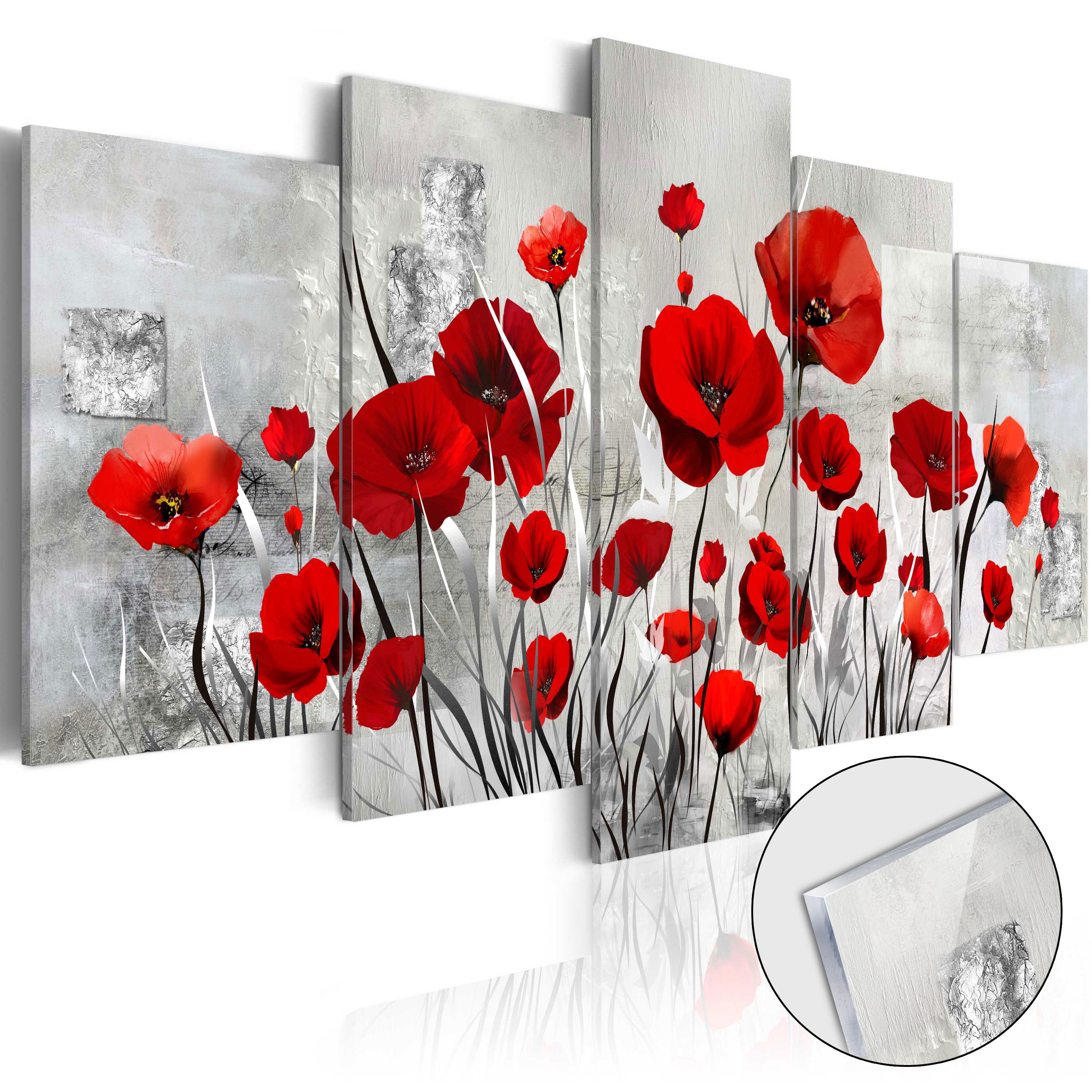 Artgeist Acrylglasbild Scarlet Cloud [Glass]