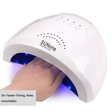 Scheiffy Lichthärtungsgerät Nagellichter,Nageltrockner Lampe,LED/UV Lampe für Gelnägel,48W, Nägel trocknen,30 LEDs