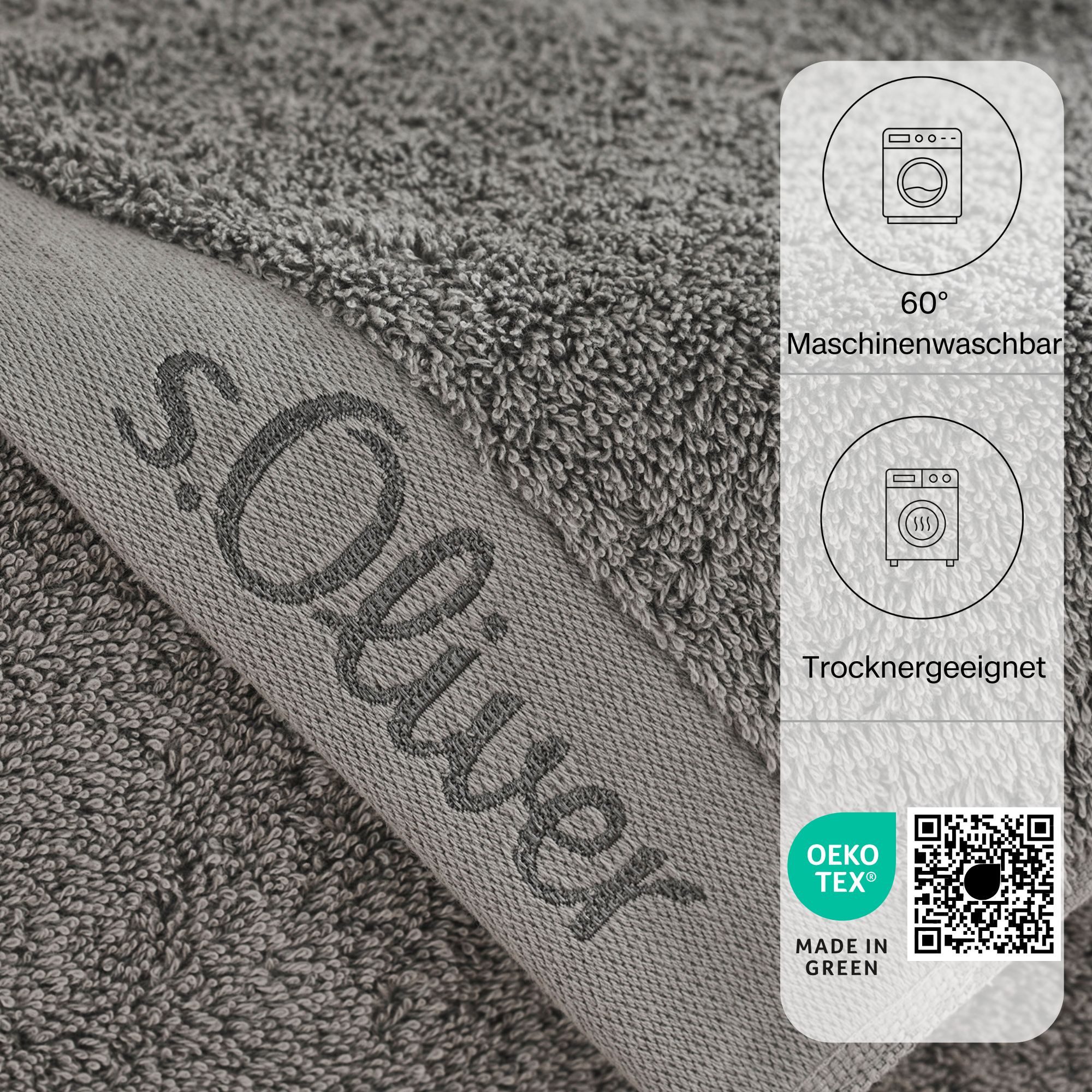 s.Oliver Gästehandtuch s.Oliver, Premium Qualität, 600 gr/m², auch als Sets erhältlich, Walkfrottier (1-St), große Farbauswahl, auch als Duschtuch, Waschhandschuh, Handtuch