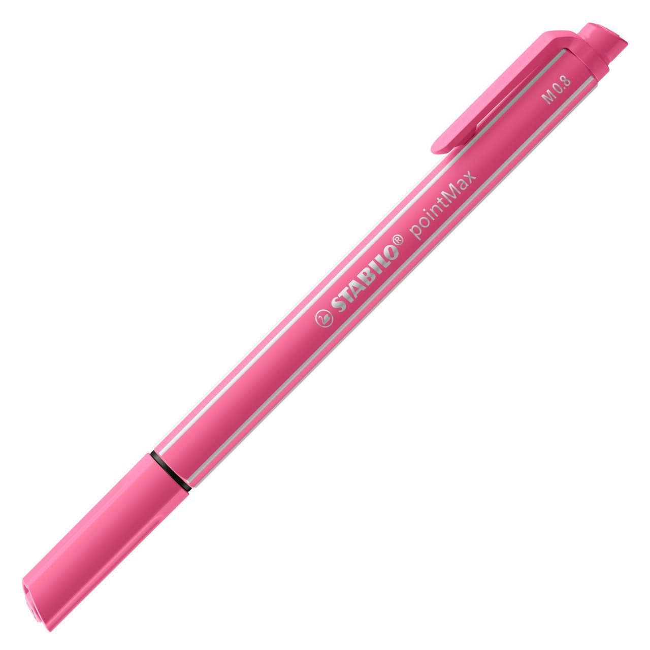 STABILO Faserstift STABILO pointMax Filzstift - 0,8 mm - 8er Set - pastell