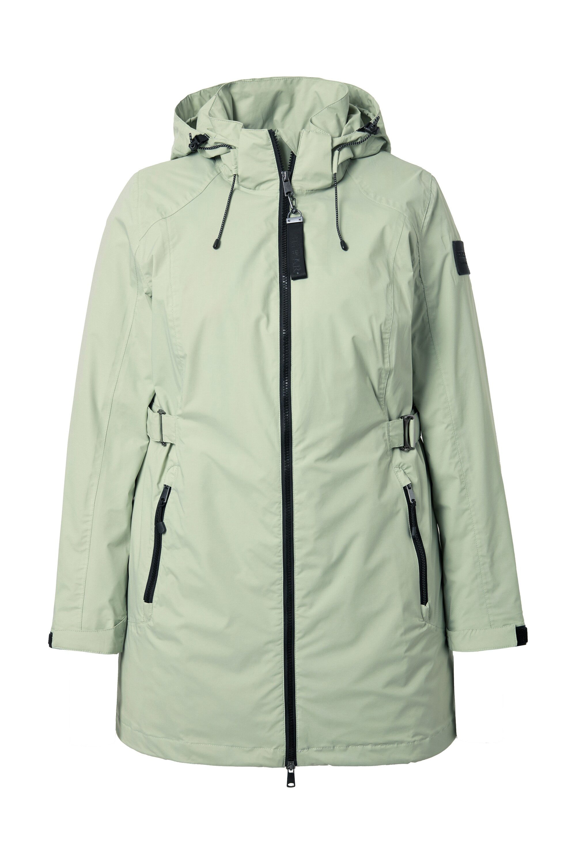 Ulla Popken Funktionsjacke HYPRAR Funktionsjacke wasserdicht A-Linie Kapuze