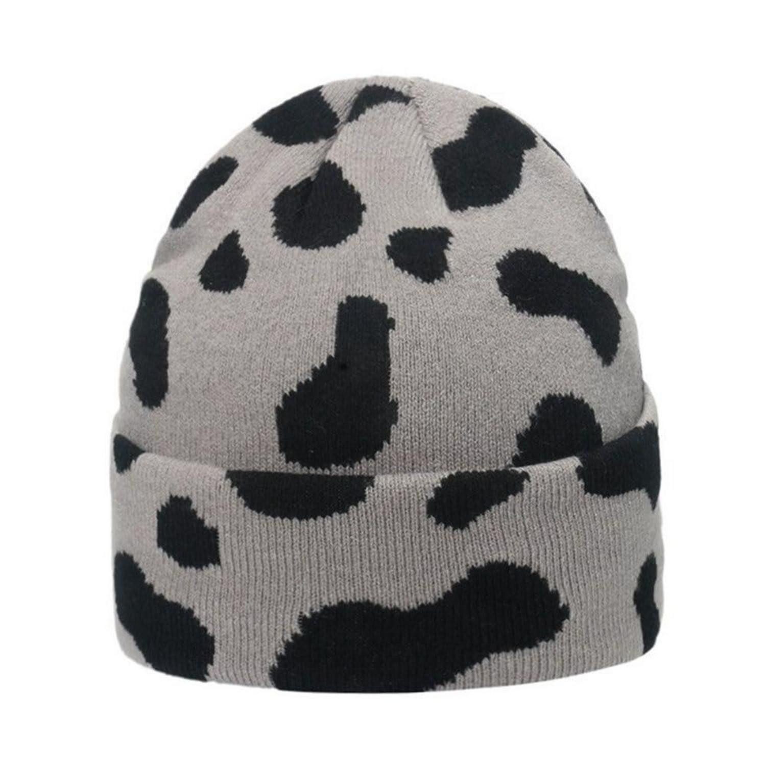 LuxusKollektion Outdoorhut Damen Wintermütze Leopardenprint (1-St)