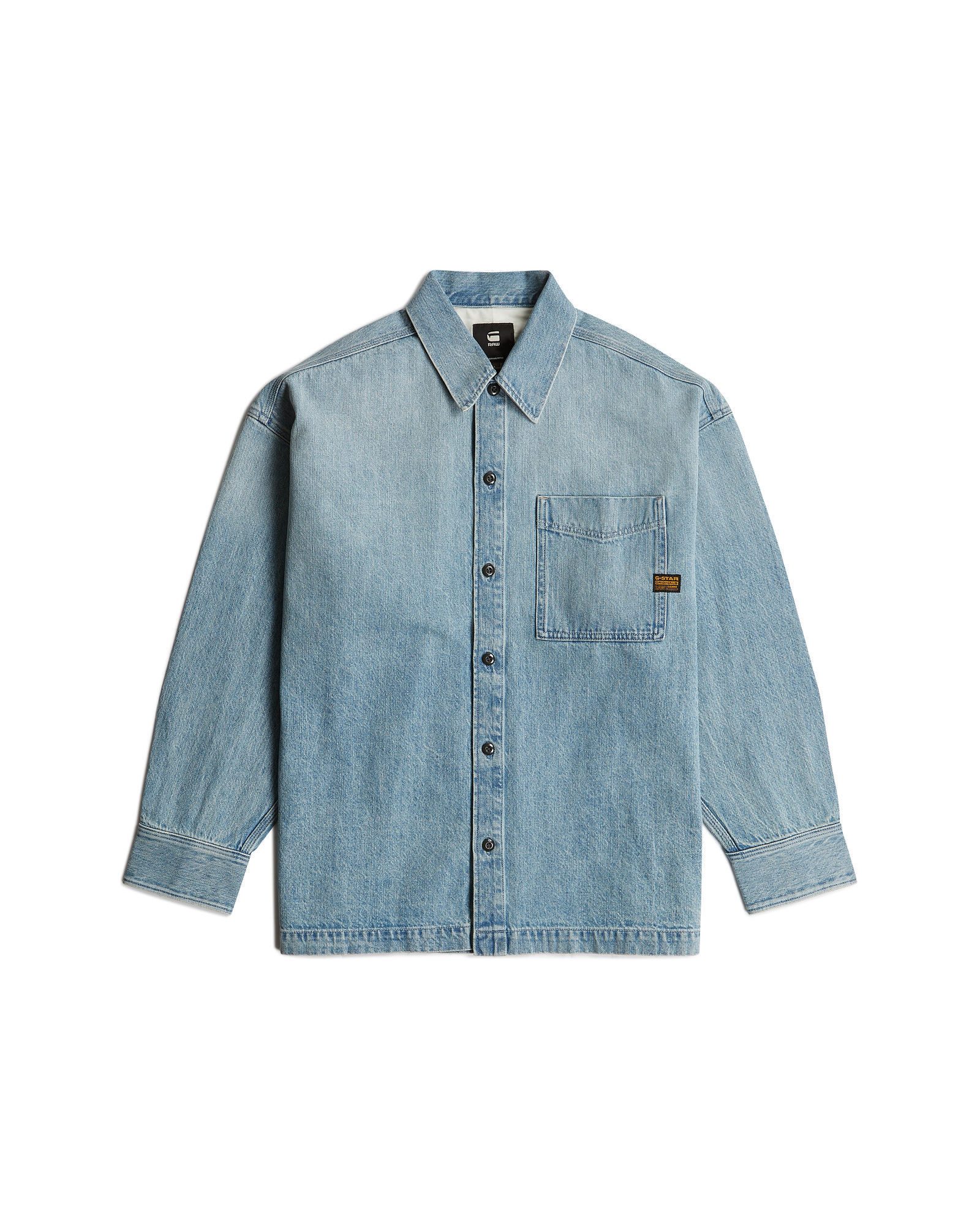 Langarmshirt Boxy Fit Overshirt