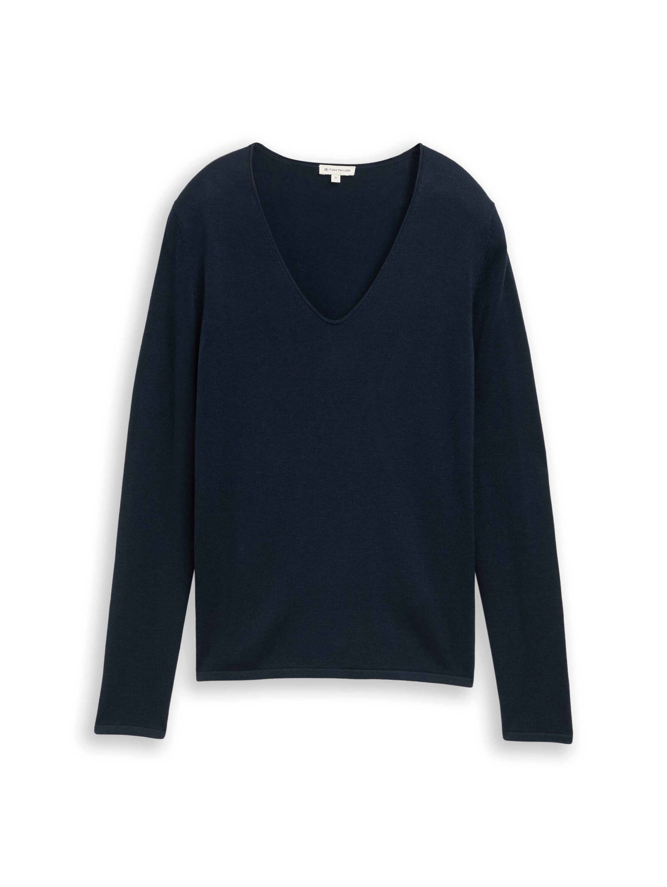 V-Ausschnitt-Pullover Regular