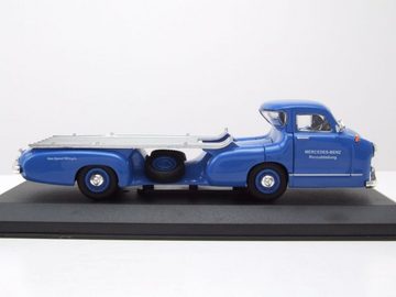 ixo Models Modellauto Mercedes Renntransporter Blaues Wunder 1955 blau Modellauto 1:43 ixo, Maßstab 1:43