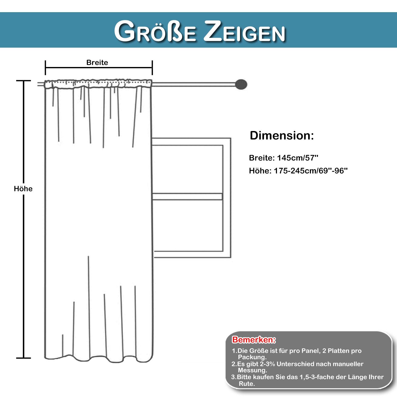 Jibenhome Gardine Retro Vorhänge (2 St), halbtransparent, Doppelstangen Des günstig online kaufen
