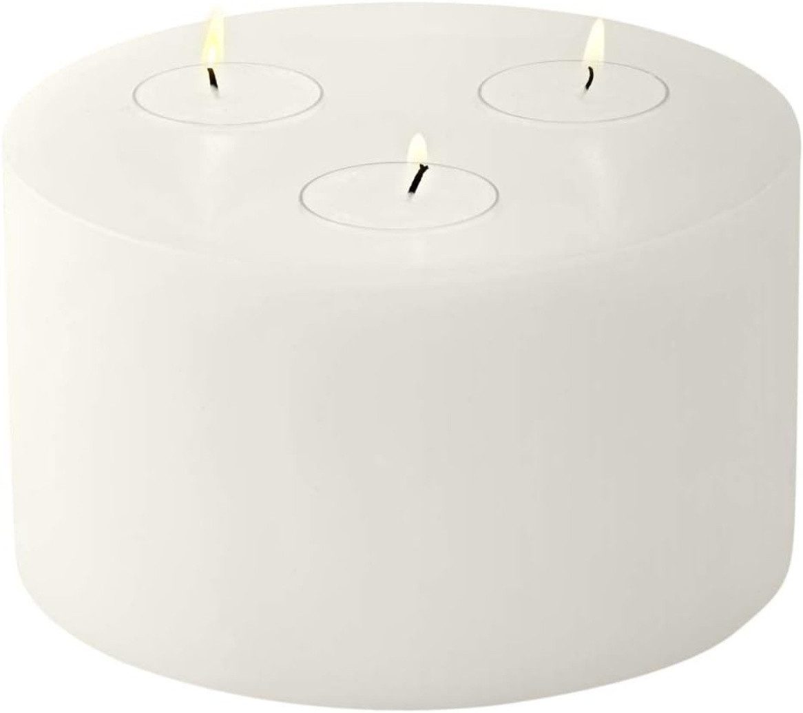 EDZARD Stumpenkerze Cornelius Ø 16 cm, (H 9 cm) Stumpenkerzen-Optik, Dauerk günstig online kaufen