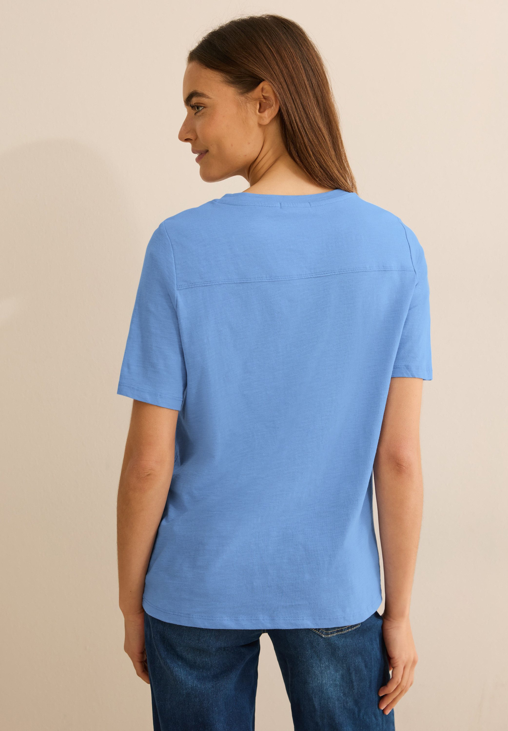 Cecil T-Shirt, aus reiner Baumwolle günstig online kaufen