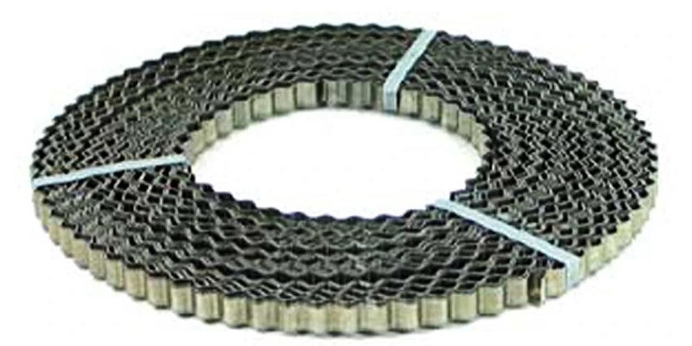 AnyTools Holzspalter Bauwellenband blank 20 x 1 mm Rolle 50m, (1-St)