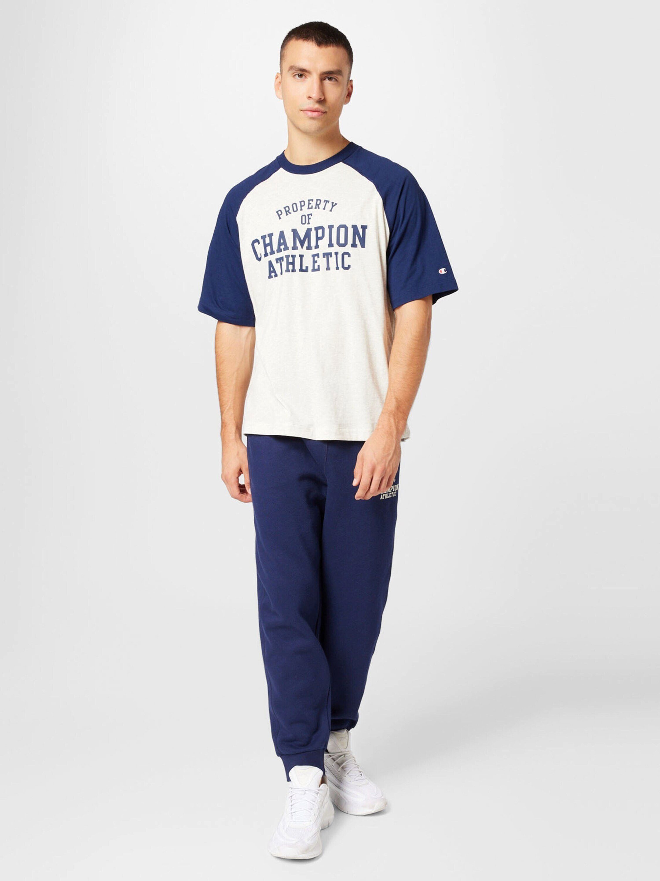Champion Authentic Athletic Apparel T-Shirt Legacy navy-grey melange (1-tlg)